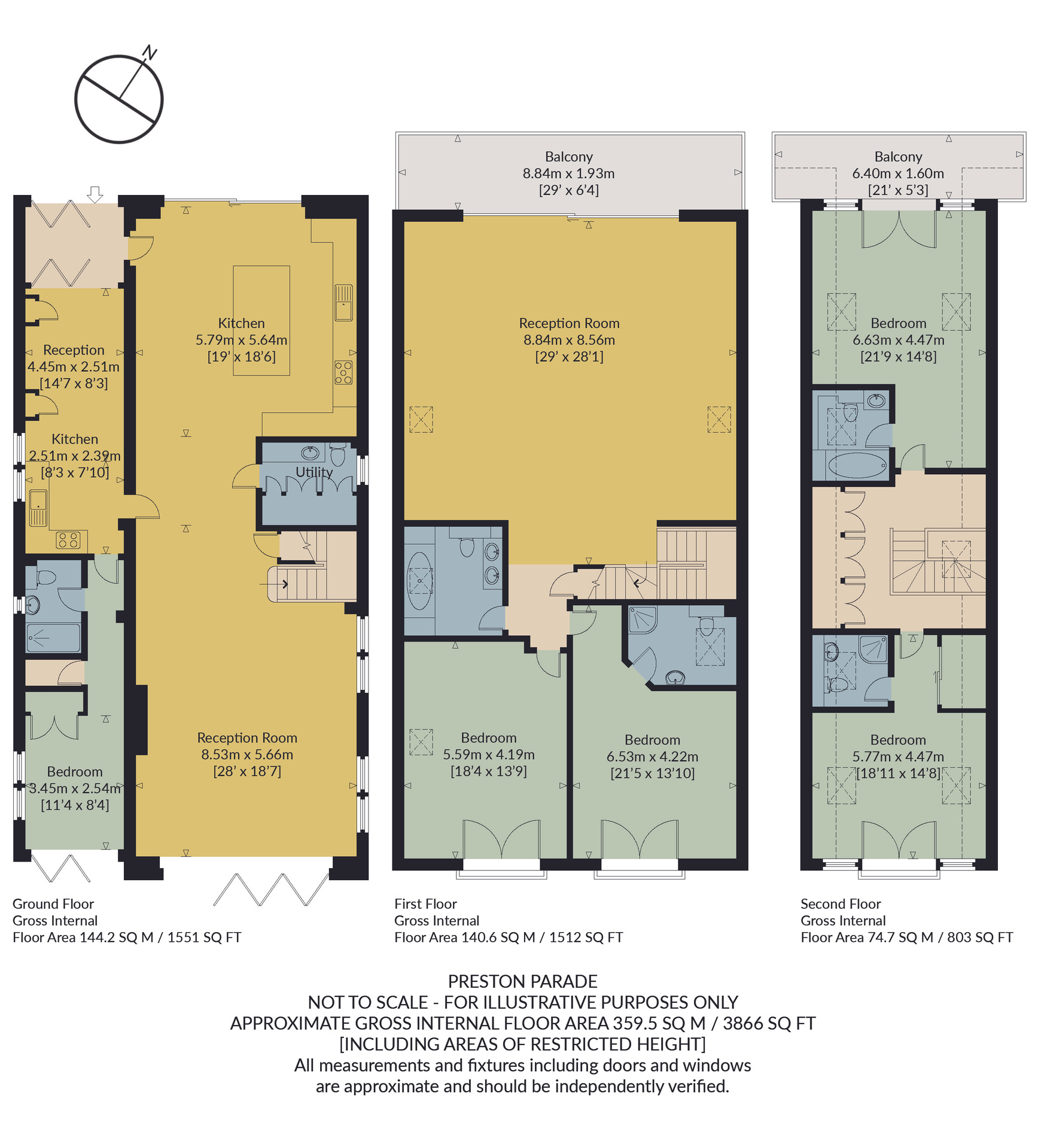 11a Preston Parade, Whitstable floorplan