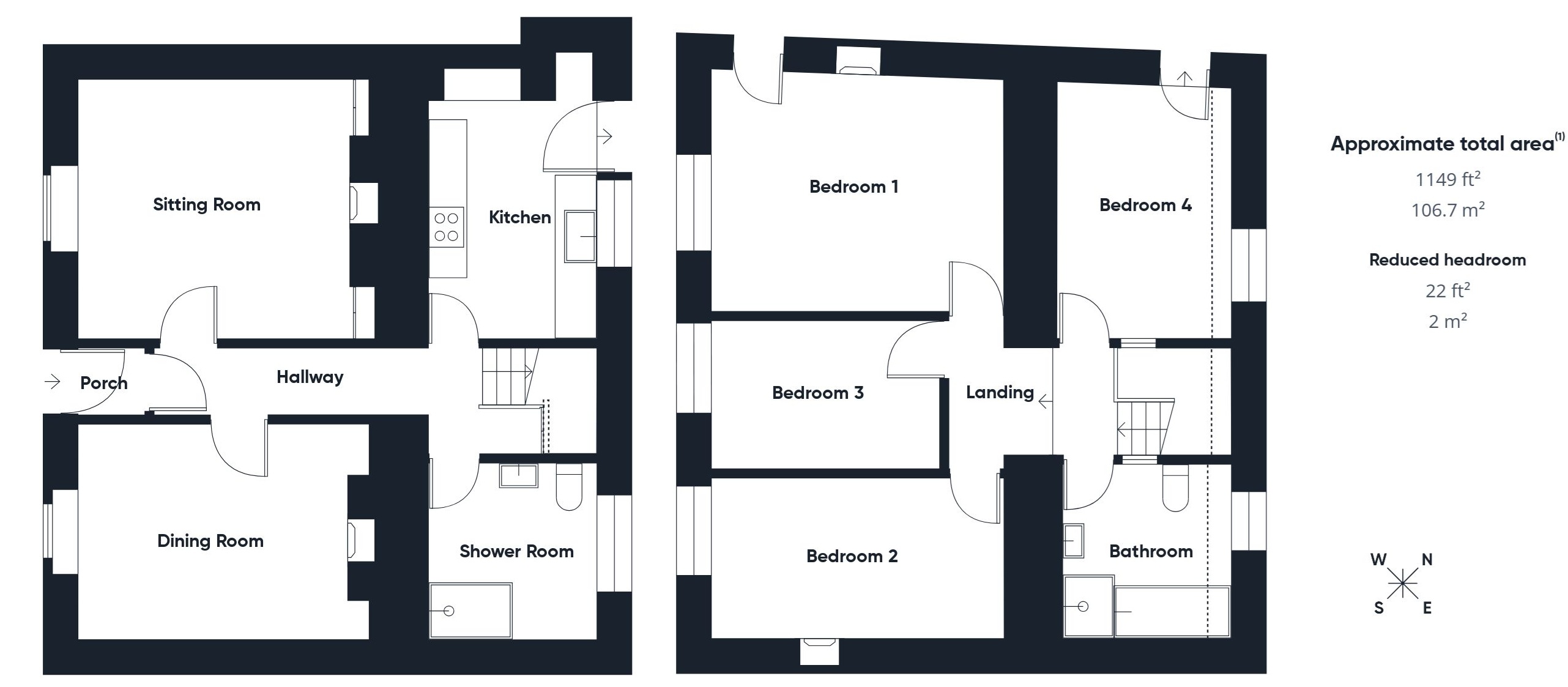 4, Penally Terrace, Boscastle floorplan