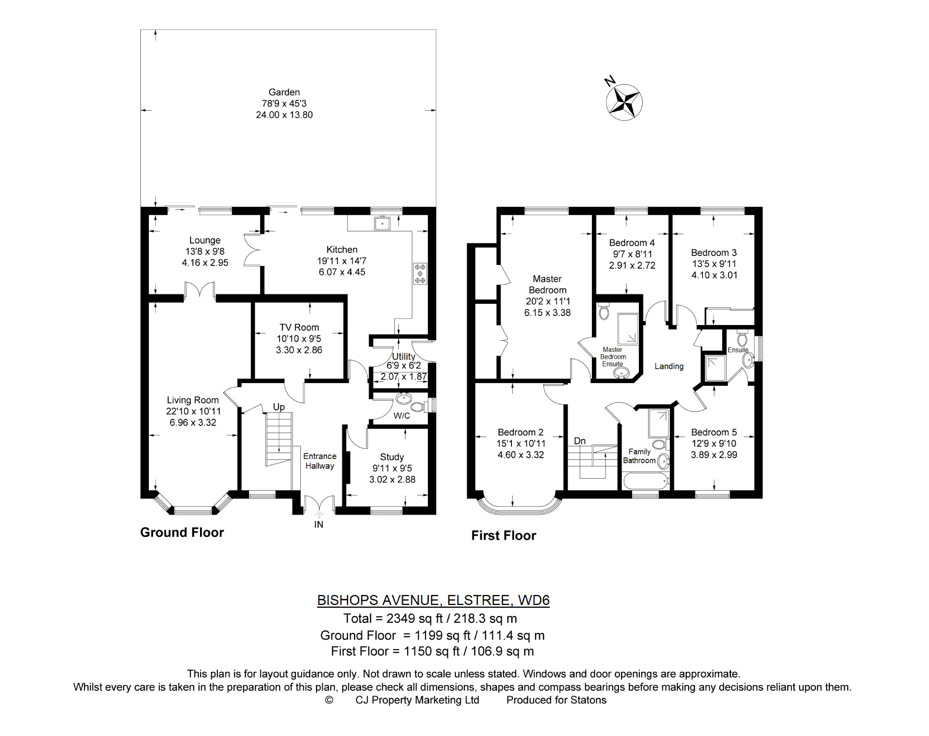 5 Bedrooms Detached house for sale in Bishops Avenue, Elstree, Hertfordshire WD6