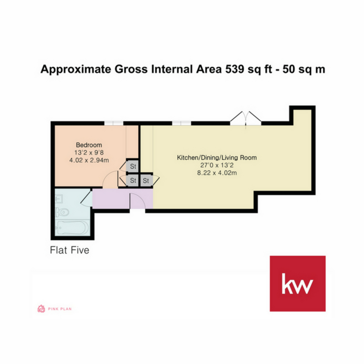 Flat Flat 5, 1, Kent Road, Orpington floorplan
