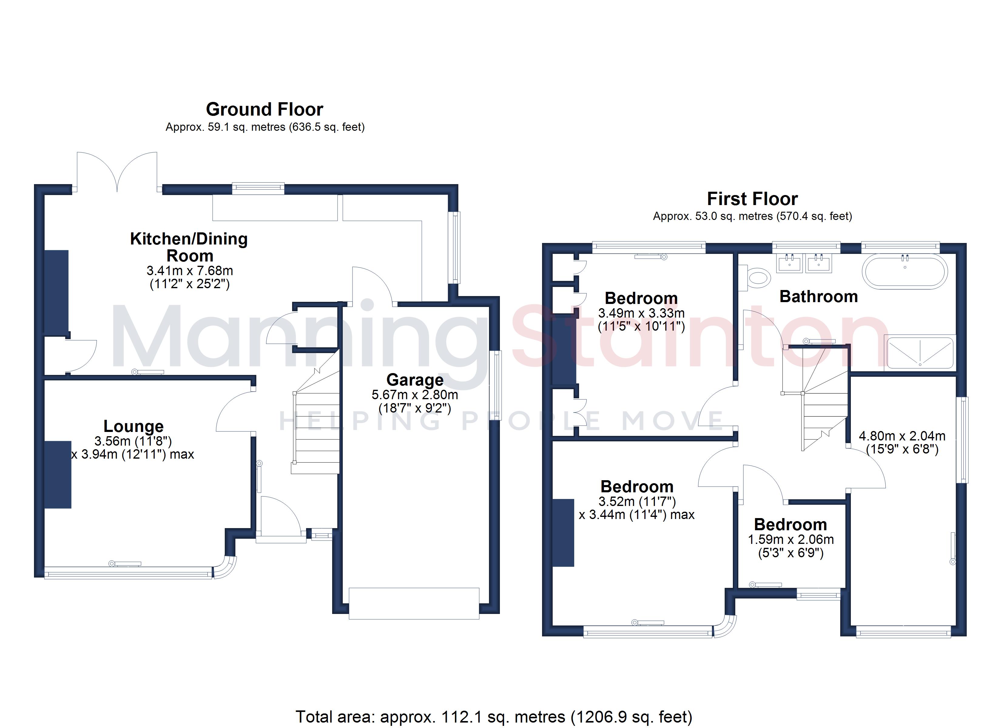 54, Kellett Road, West Yorkshire floorplan