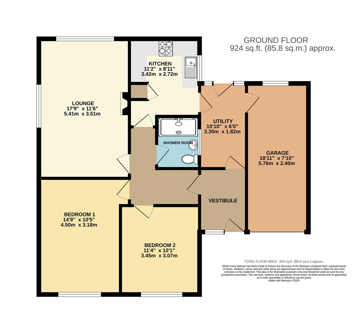 36, Smardon Avenue, Brixham floorplan