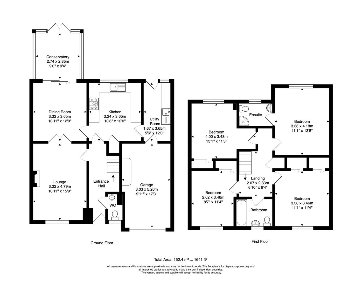 1, Mulberry Close, Lutterworth floorplan