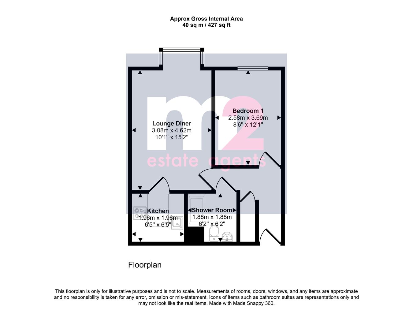 Bailey Court, Hereford Road, Abergavenny floorplan