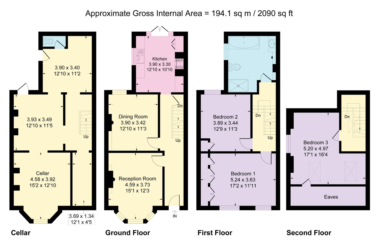 49, Osborne Road, Manchester floorplan