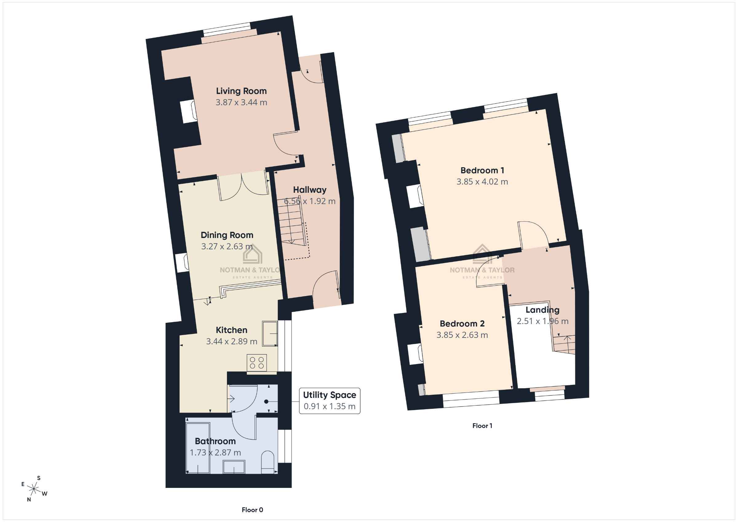 Trafalgar House, 63 West Street, Torpoint floorplan