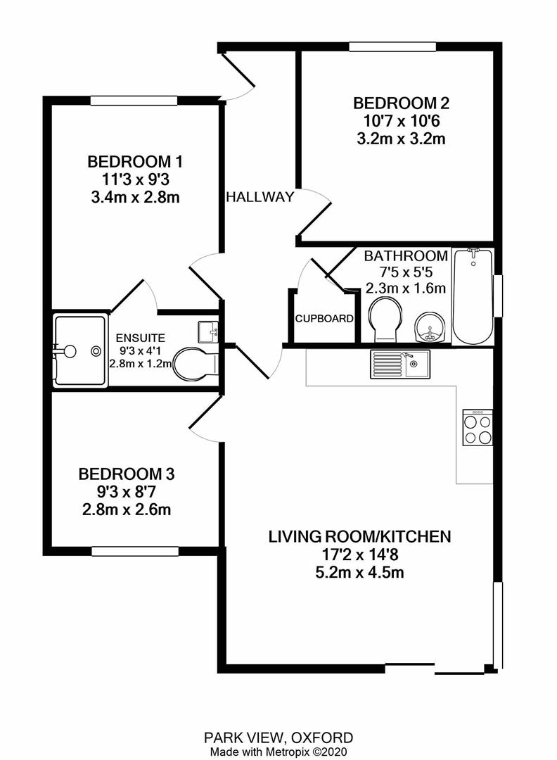 Park View, Oxford floorplan