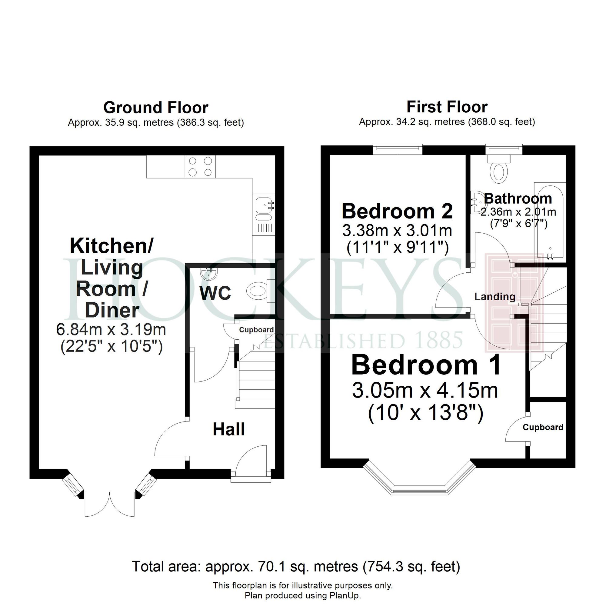 4 Pedlars Yard, Cambridge floorplan