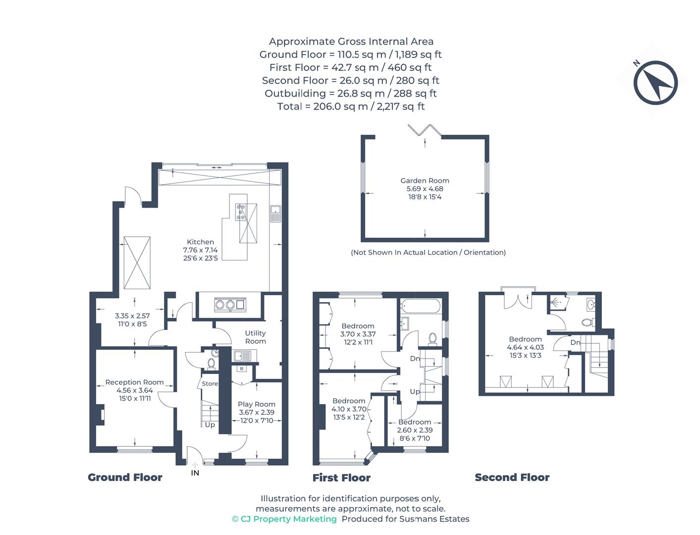 66, Loom Lane, Radlett floorplan