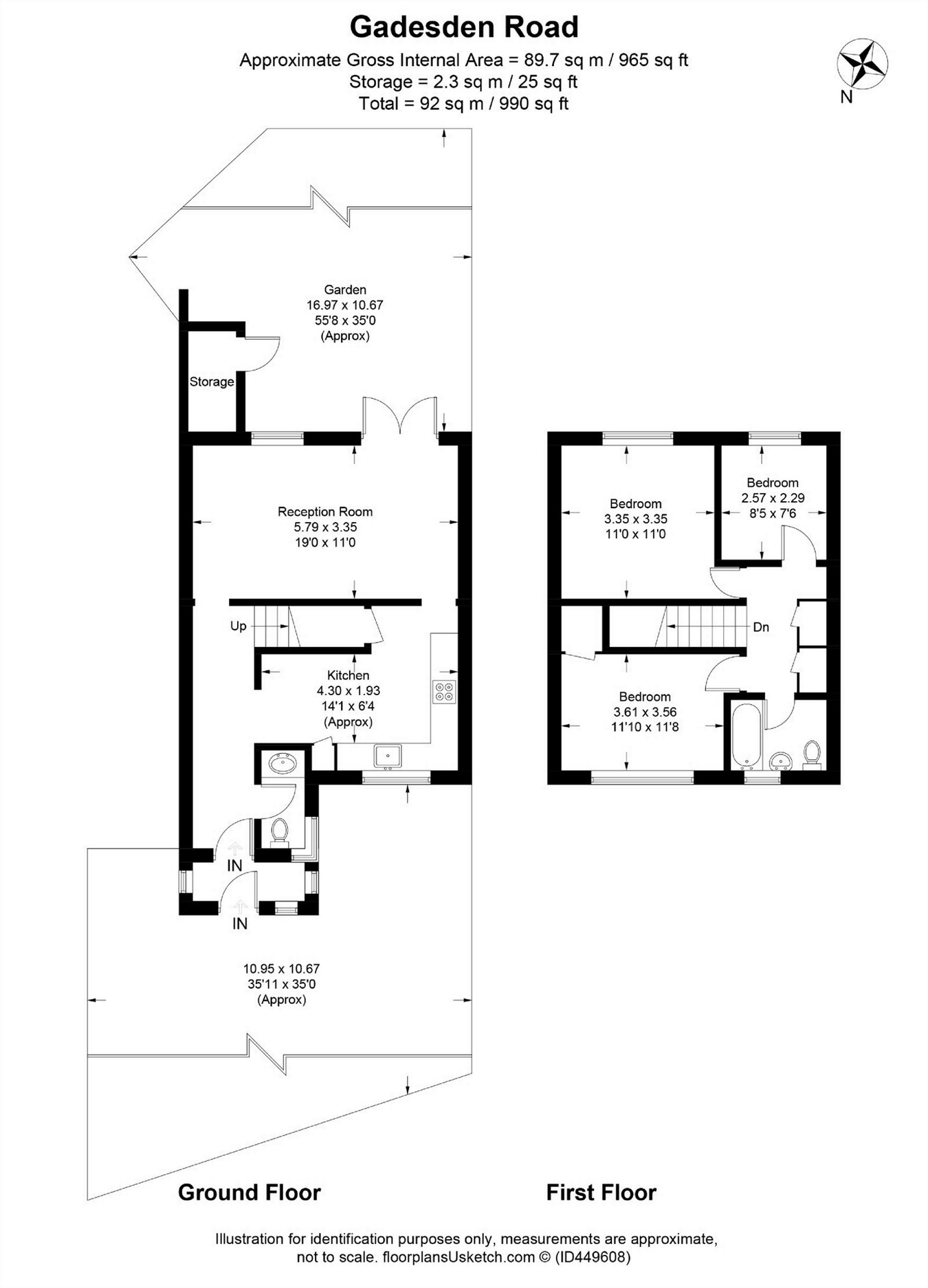 3 Bedrooms End terrace house for sale in Gadesden Road, West Ewell, Epsom KT19