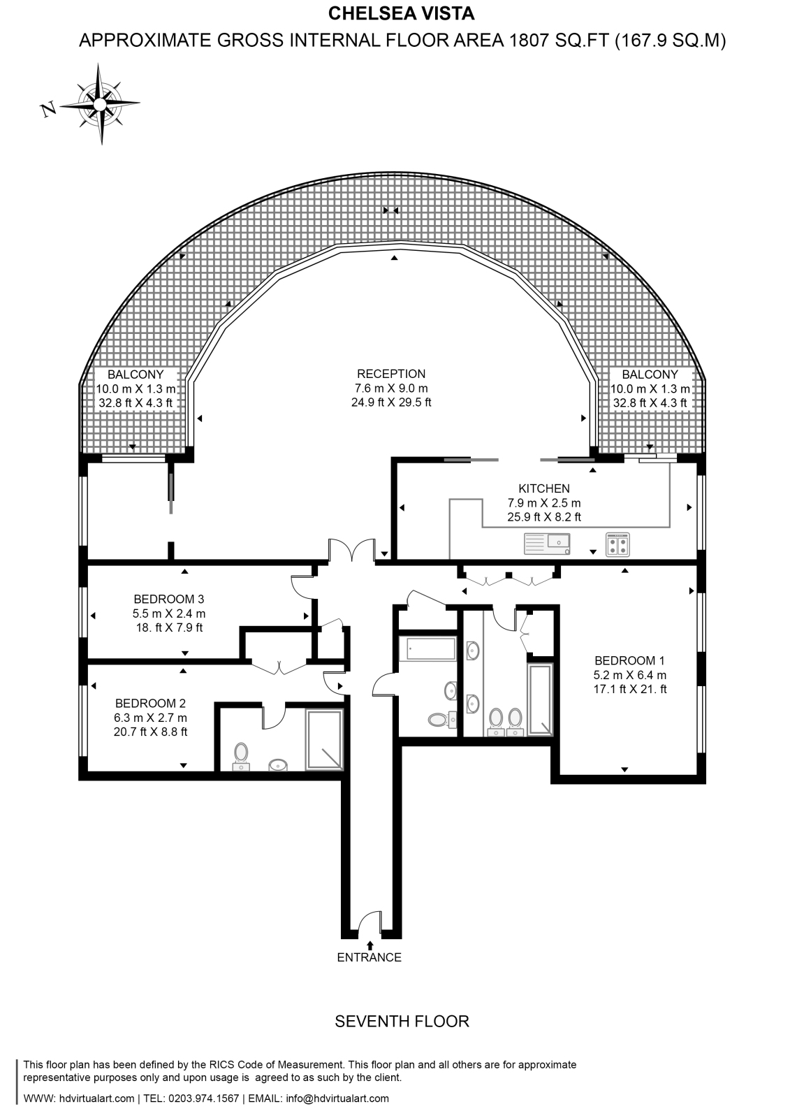 Flat 46 Chelsea Vista,, The Boulevard, Imperial Wharf floorplan