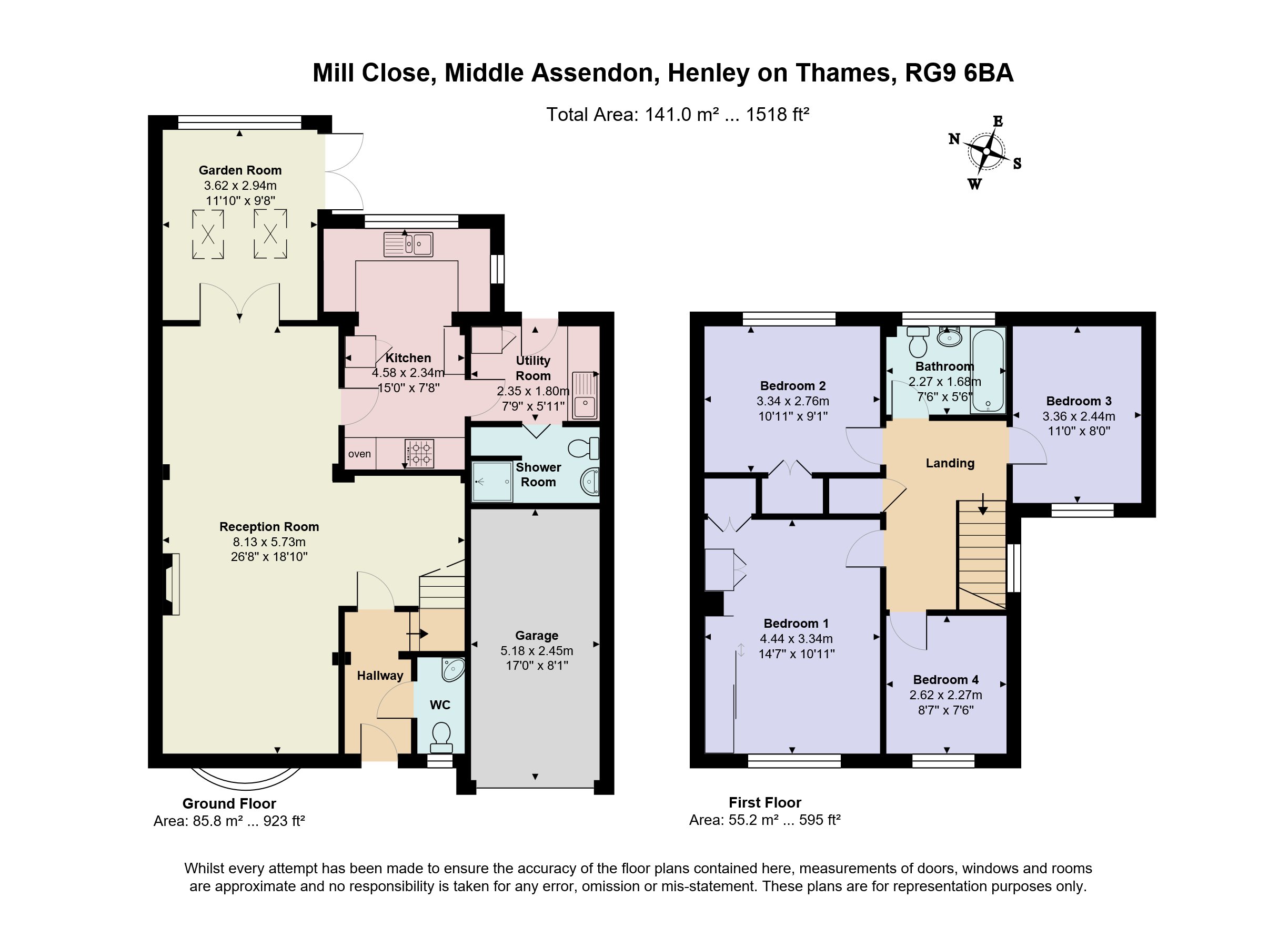 4 Bedrooms Detached house for sale in Mill Close, Middle Assendon RG9