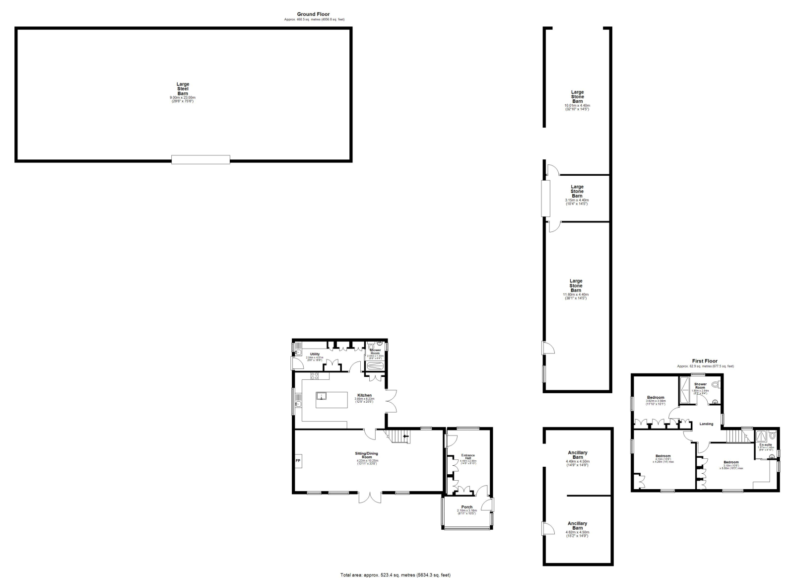 Sunset House, St Minver floorplan
