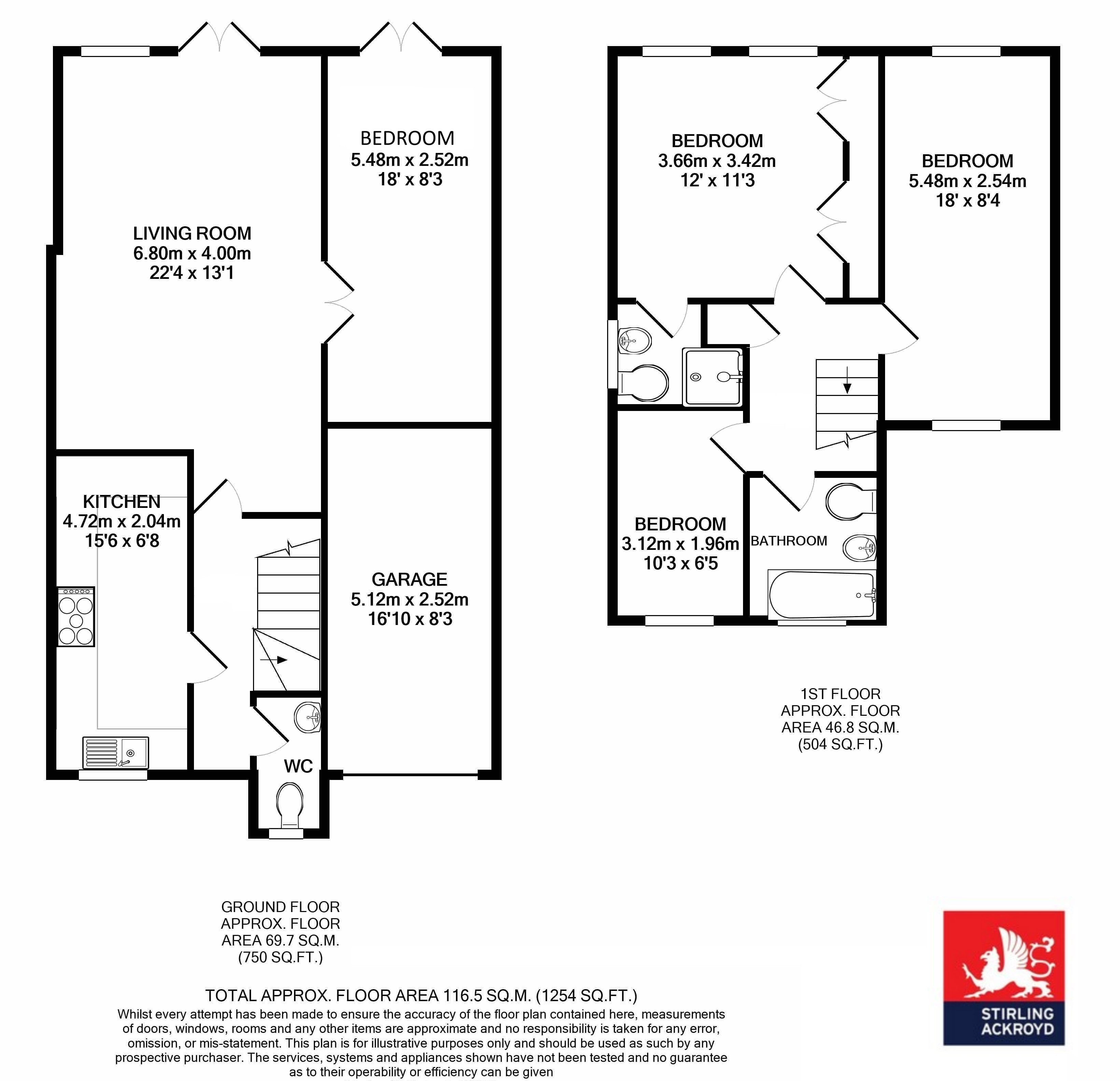 16C, Kings Road, Surrey floorplan