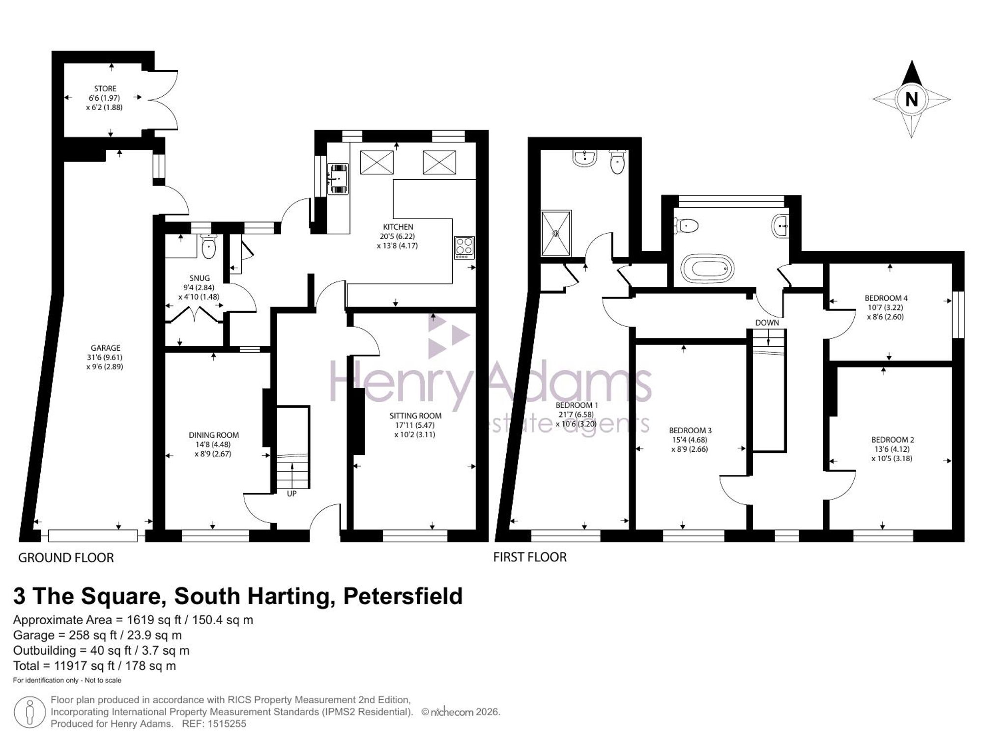 3 The Square, Petersfield floorplan