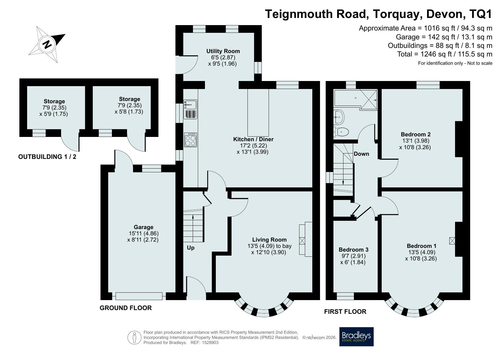 Torquay Devon, Devon floorplan