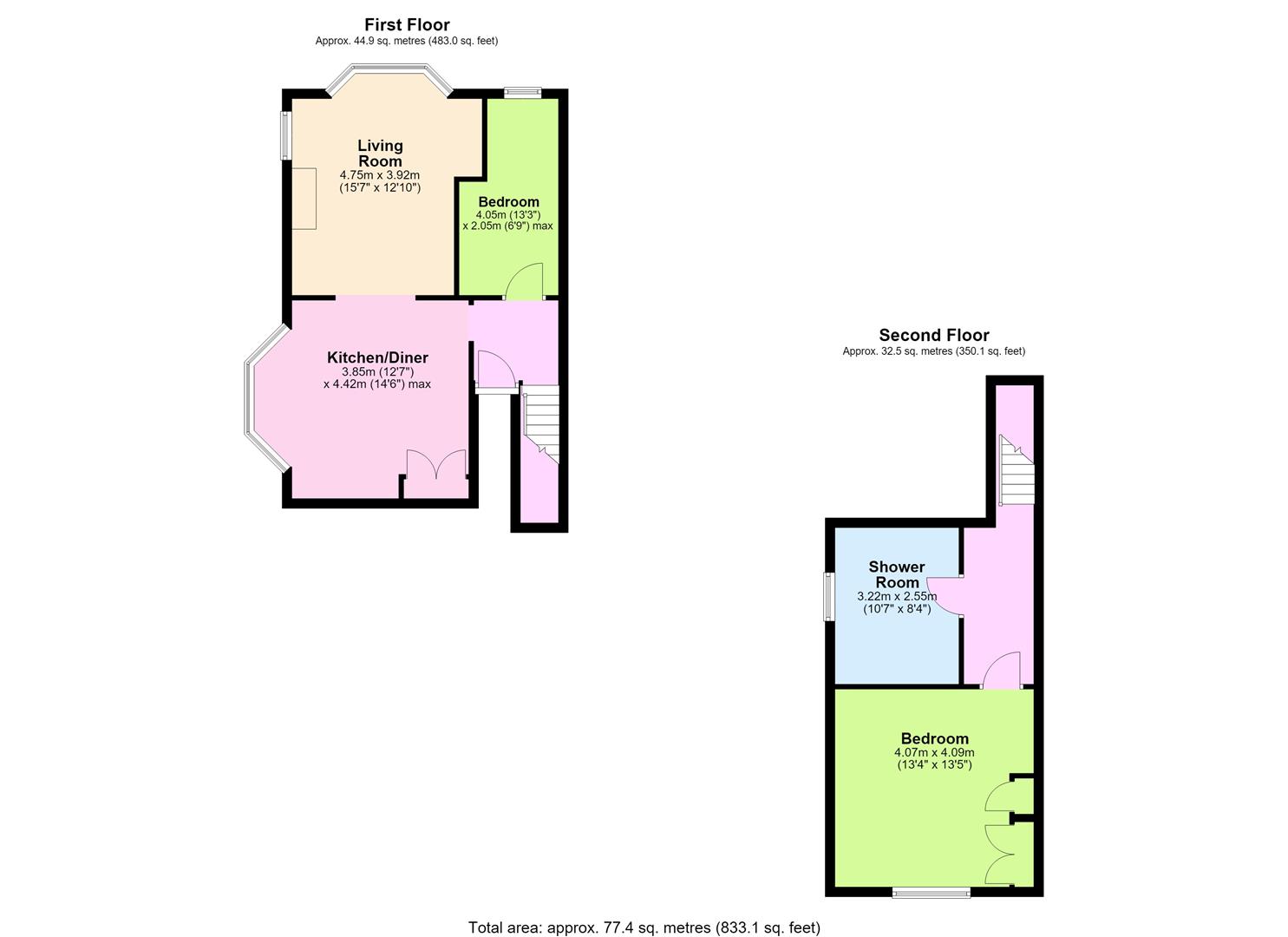 Flat 2, 11, Tennyson Road, Worthing floorplan