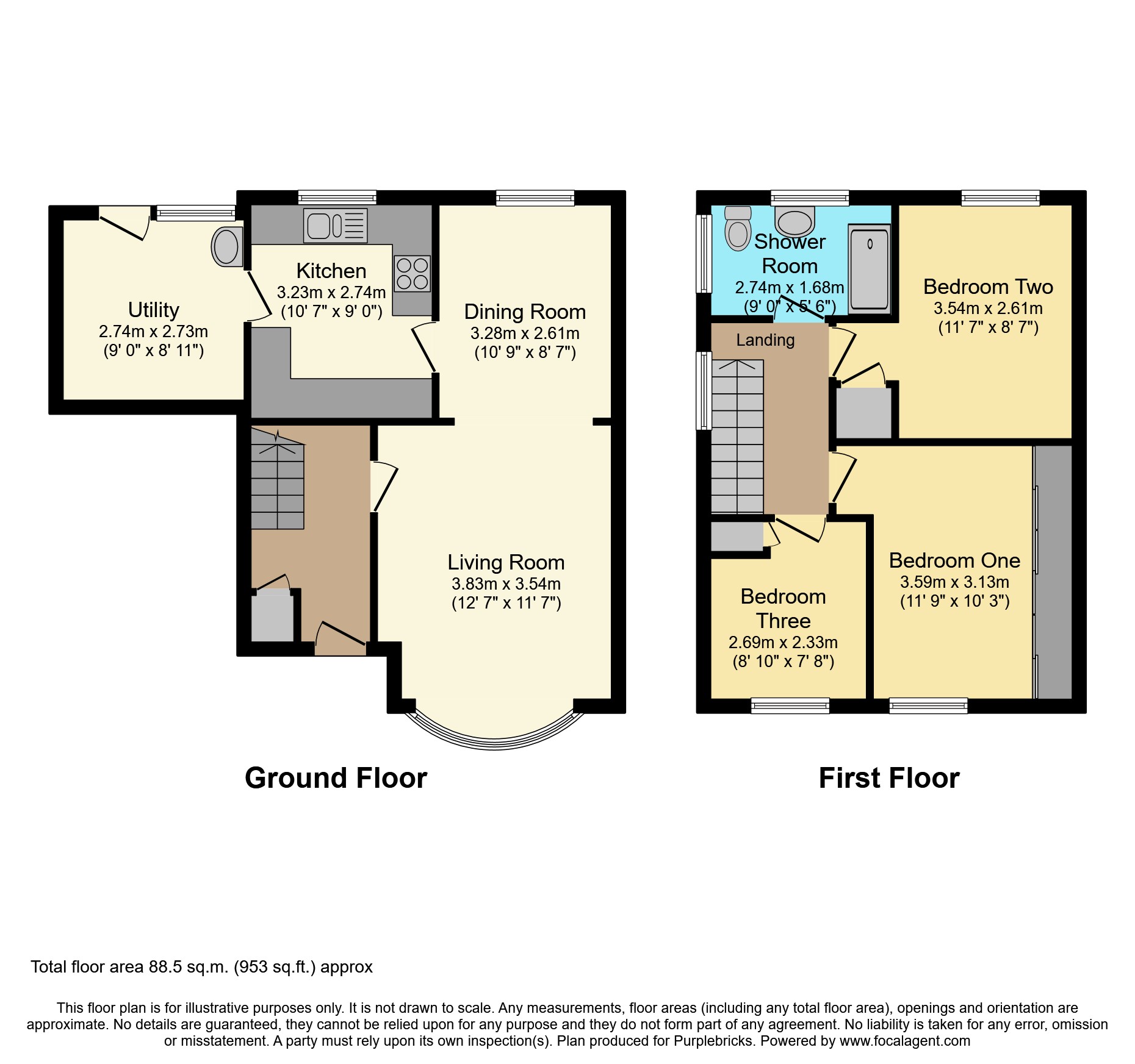 Oakley Drive, Cramlington NE23, 3 bedroom semidetached house for sale
