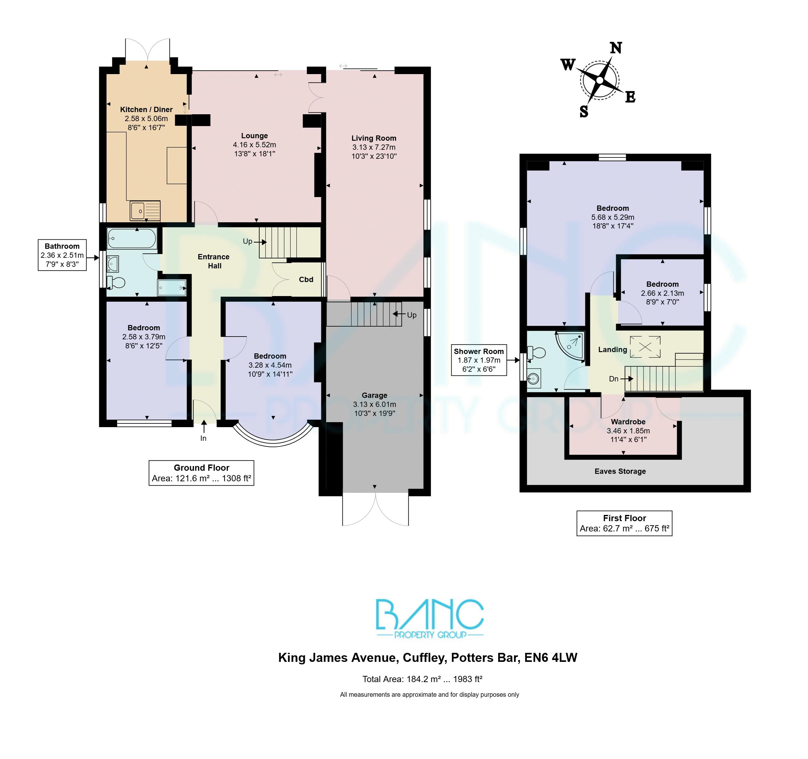 87, King James Avenue, Cuffley floorplan