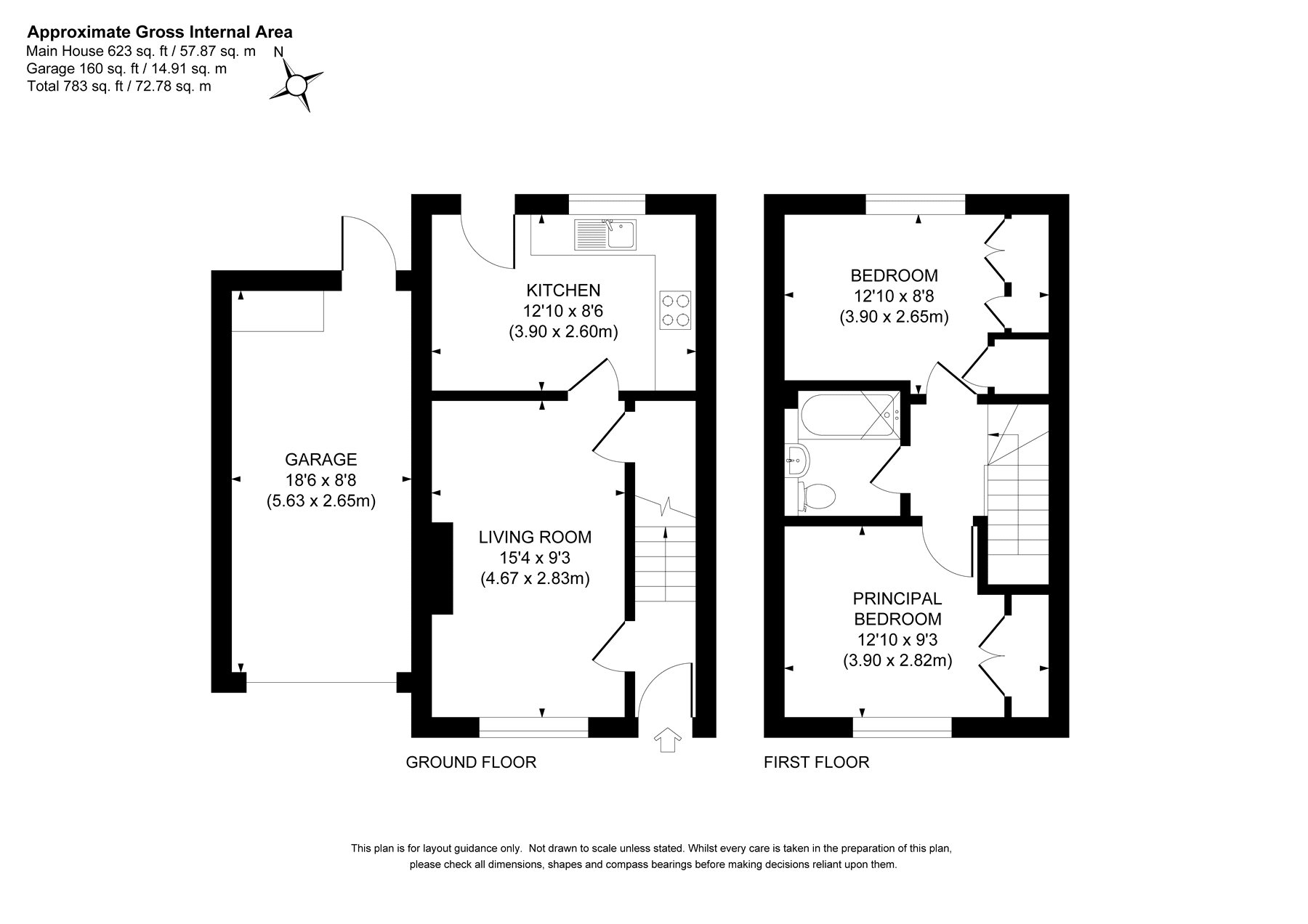 76, Percheron Drive, Woking floorplan