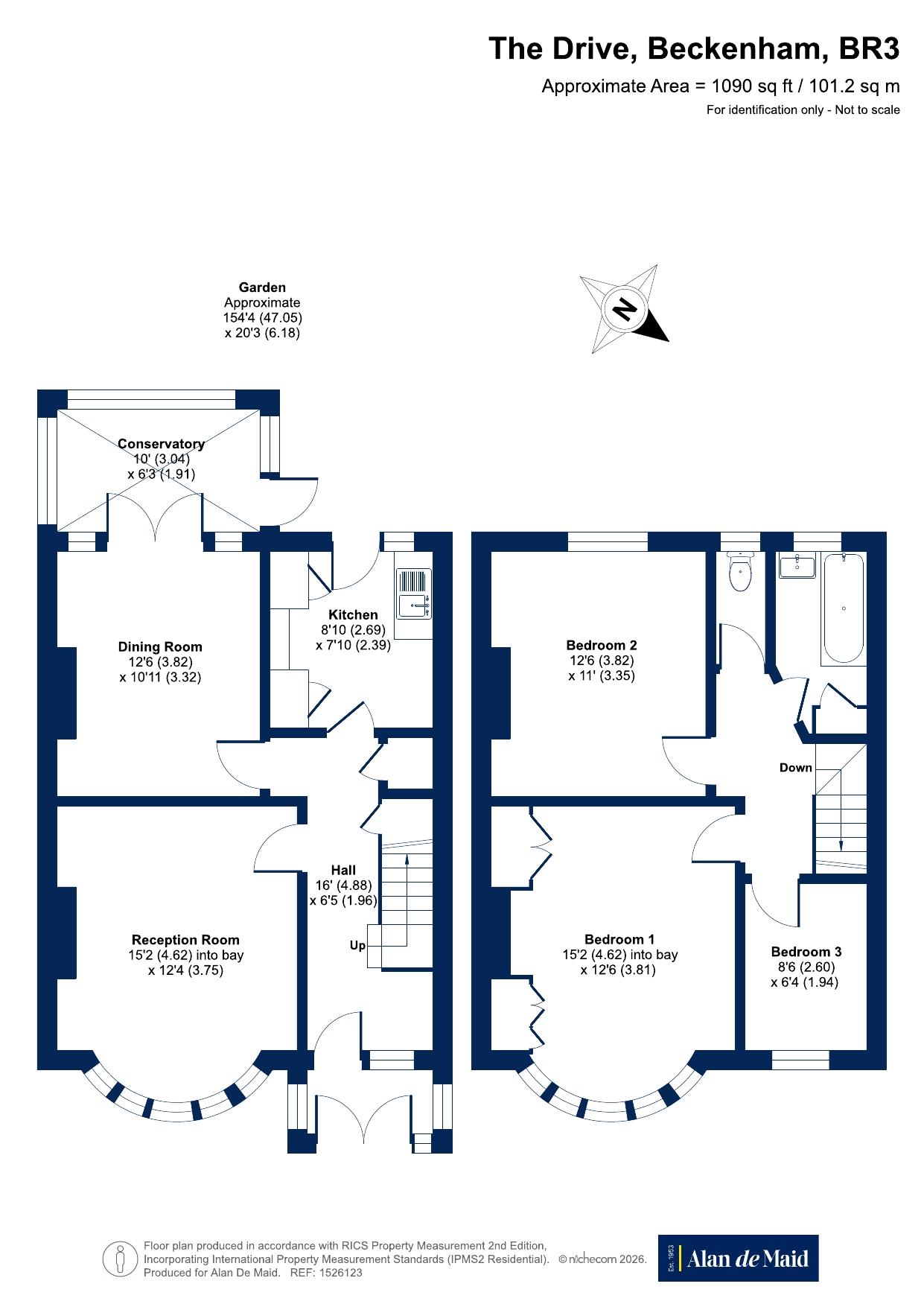 5, The Drive, Beckenham floorplan