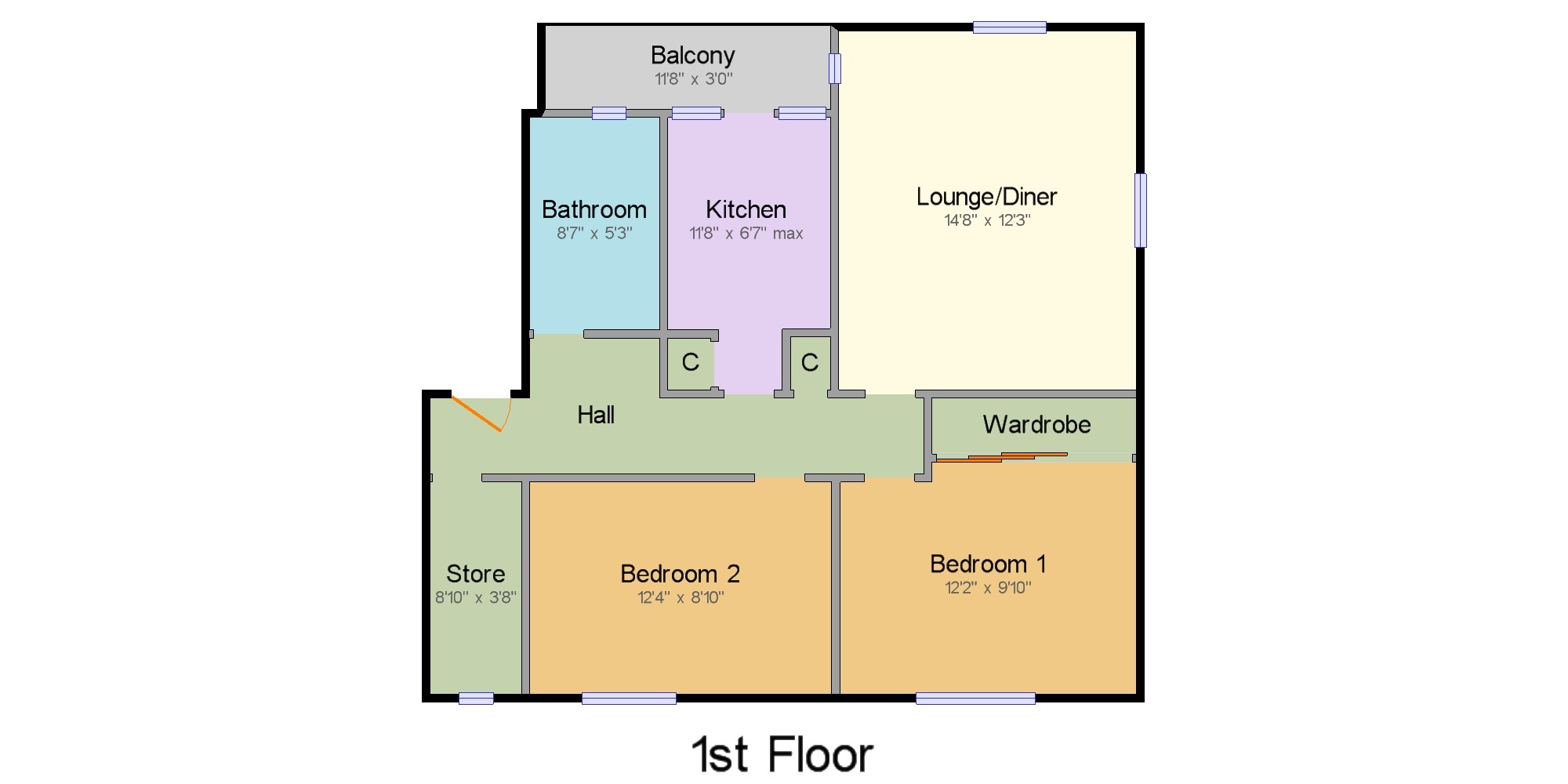 2 Bedrooms Flat for sale in Cunninghame Road, Kilbarchan, Johnstone PA10