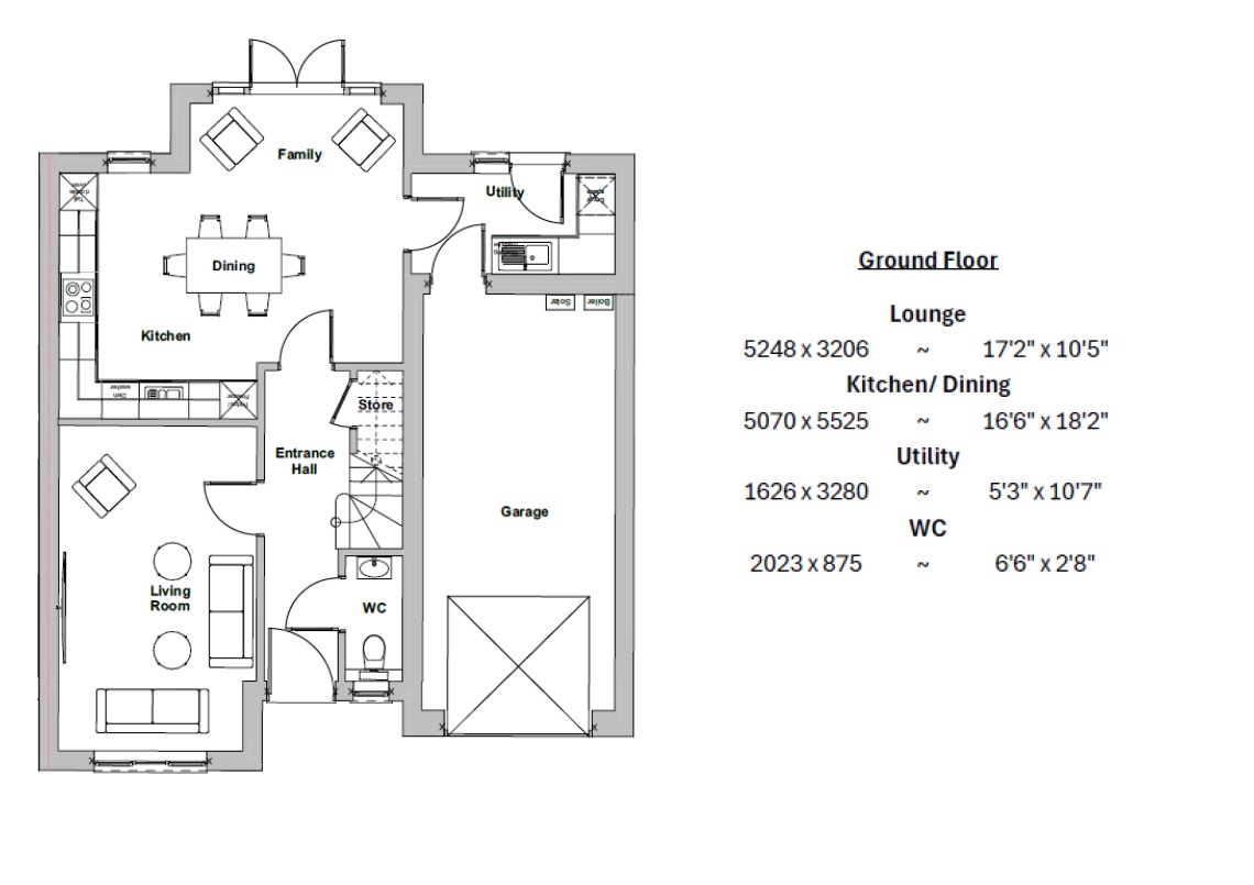 Plot 9, Whittlesey Gate, The Easton, Peterborough Road, Peterborough floorplan