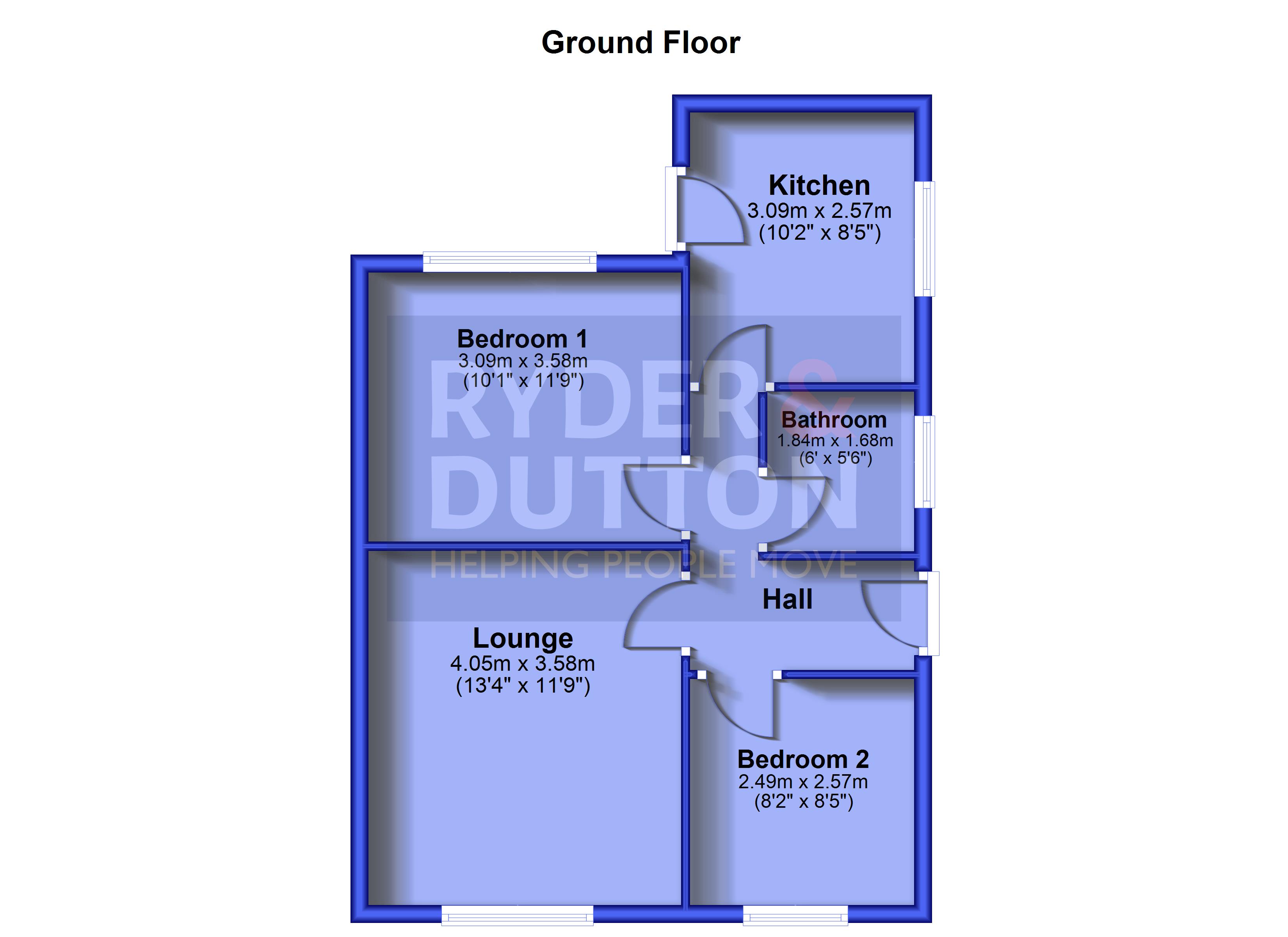 3, Hawkshead Road, Shaw floorplan