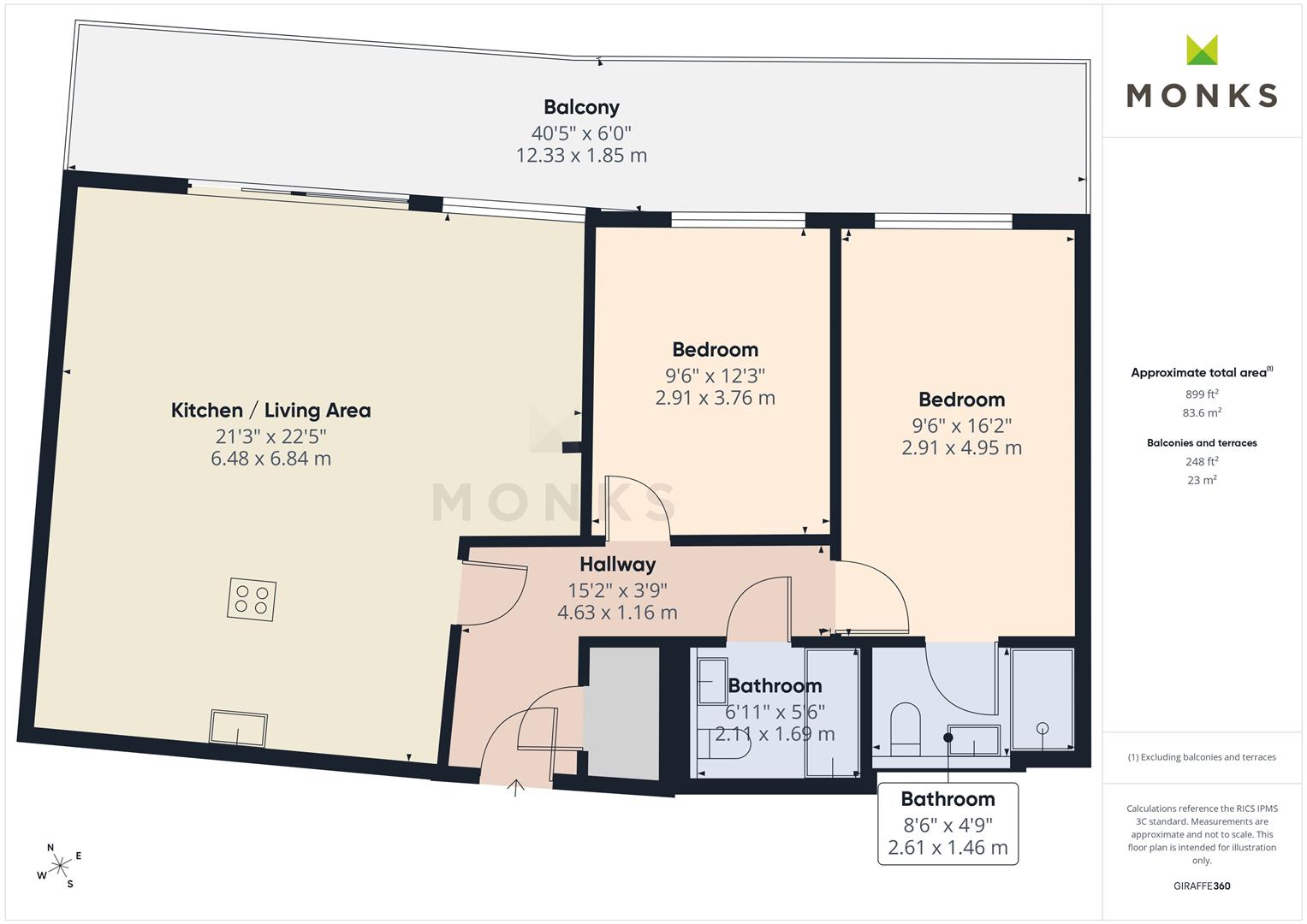 40, Old Coleham Court, Shrewsbury floorplan