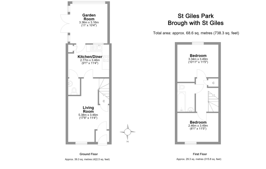 Brough with St Giles, Catterick Garrison floorplan