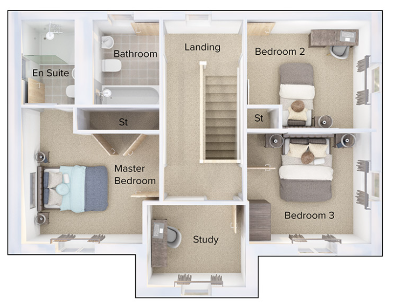 The Mearley, Bancroft View, Long Ing Lane, Barnoldswick floorplan