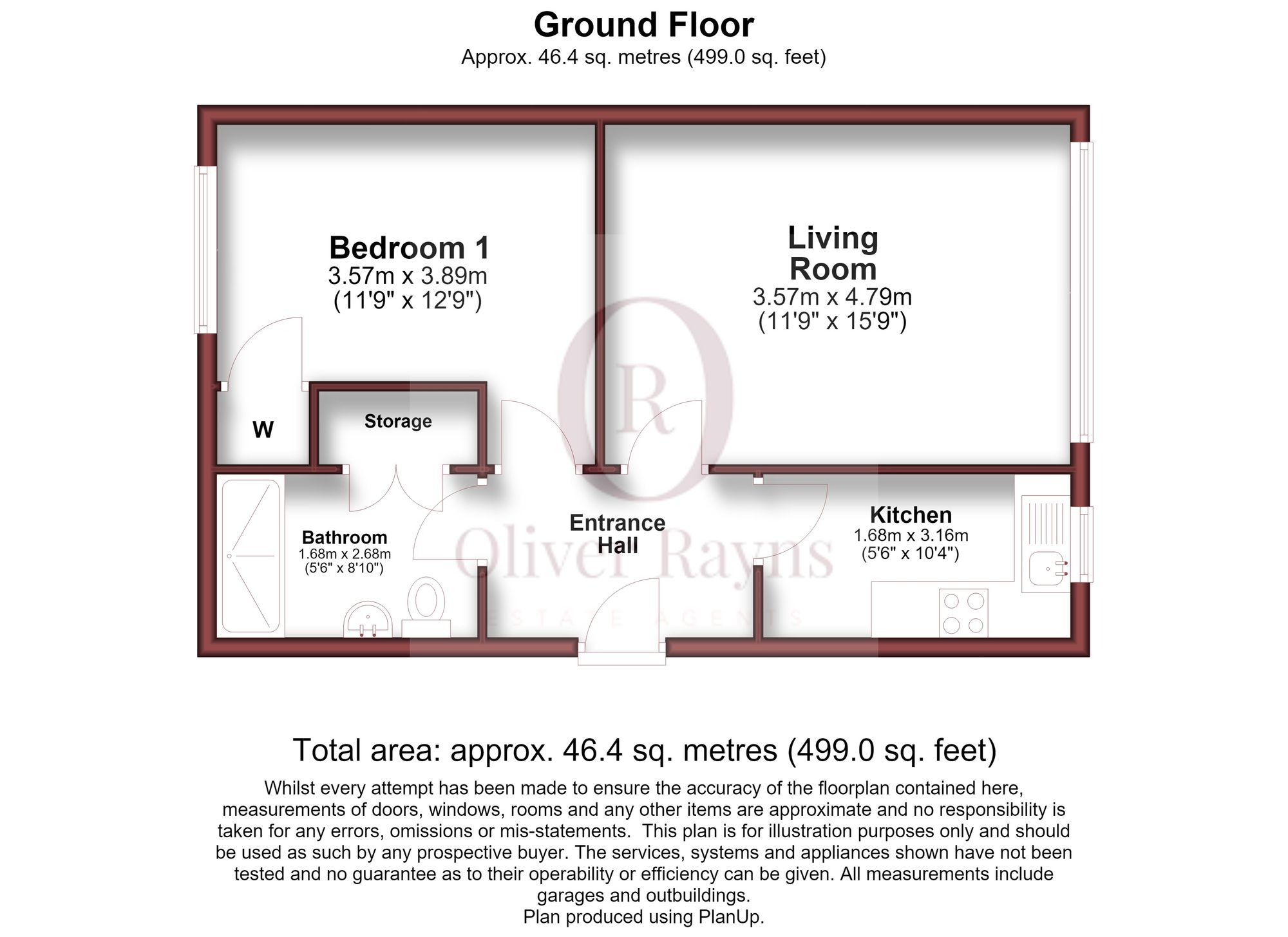 Flat 8, 38 Avenue Road, Leicester floorplan