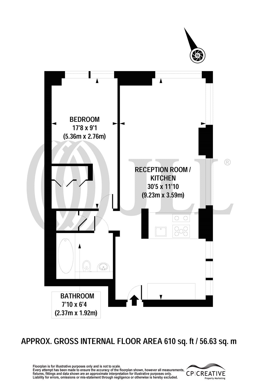 1 Bedrooms Flat to rent in The Heron, 5 Moor Lane, London EC2Y