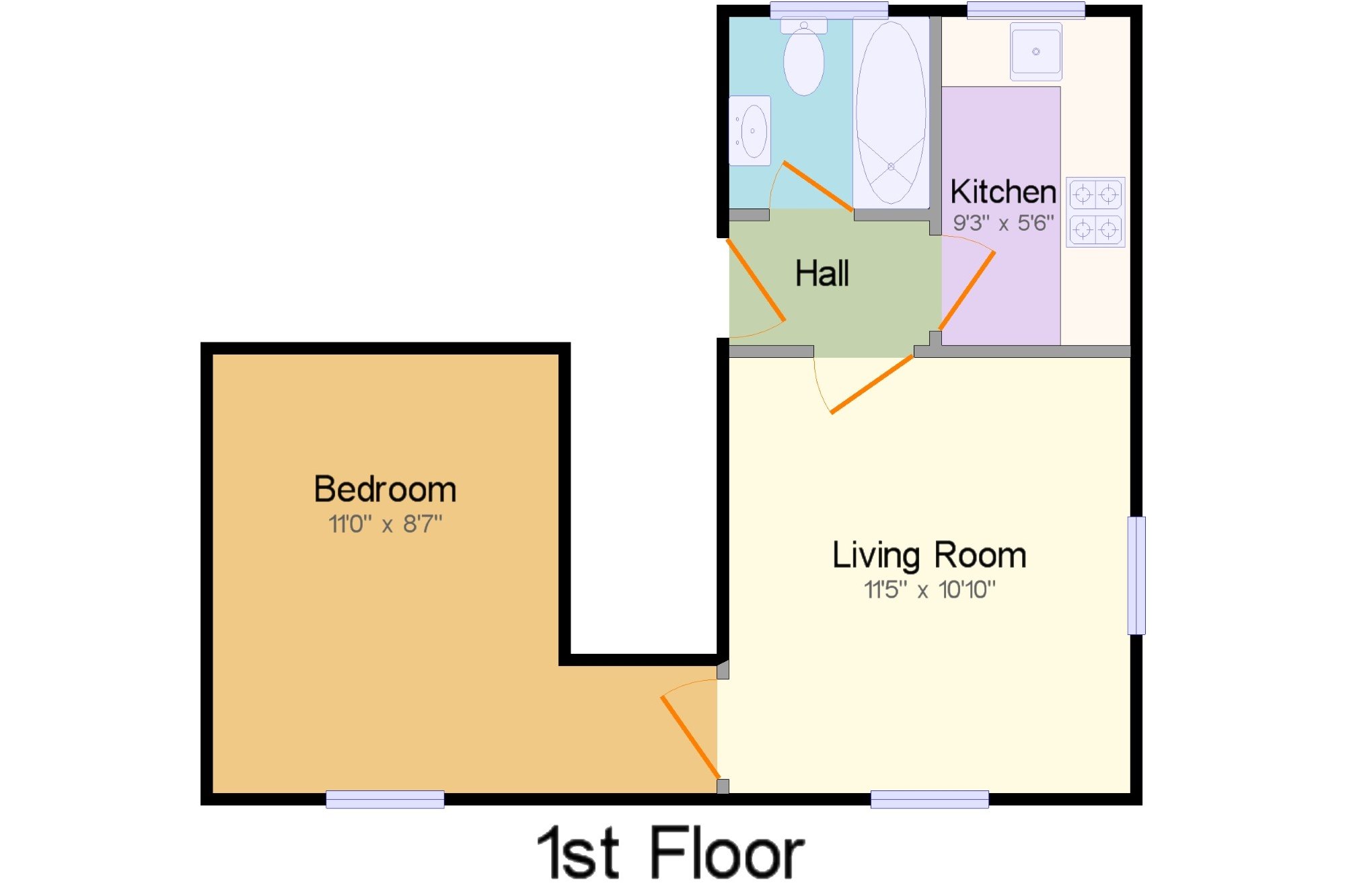 1 Bedrooms Flat to rent in Brookside, Midhurst GU29