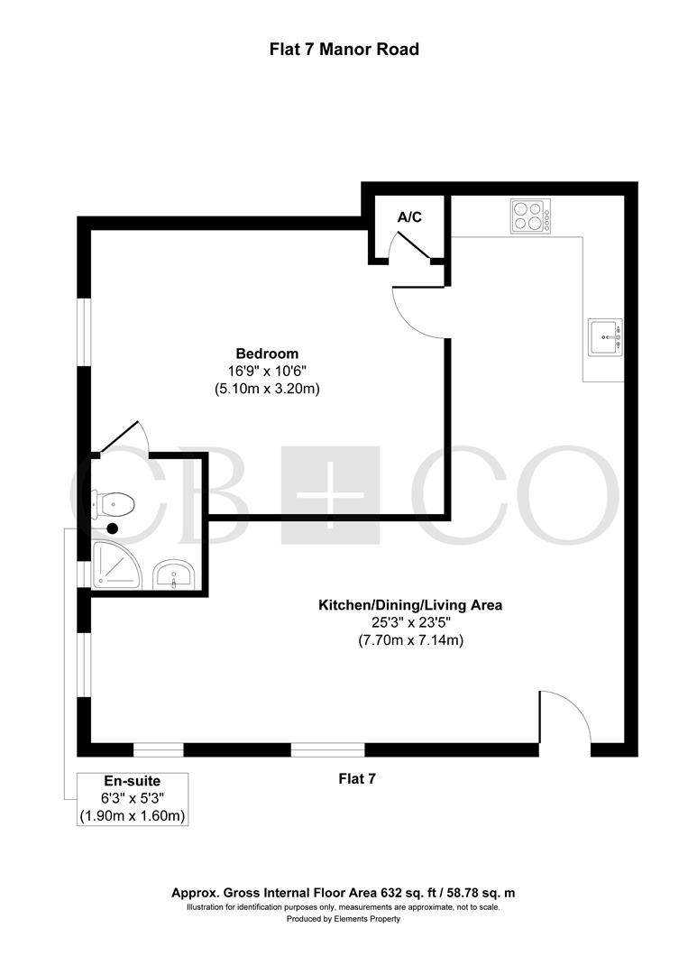 Apartment 7, Manor Road, Derby floorplan