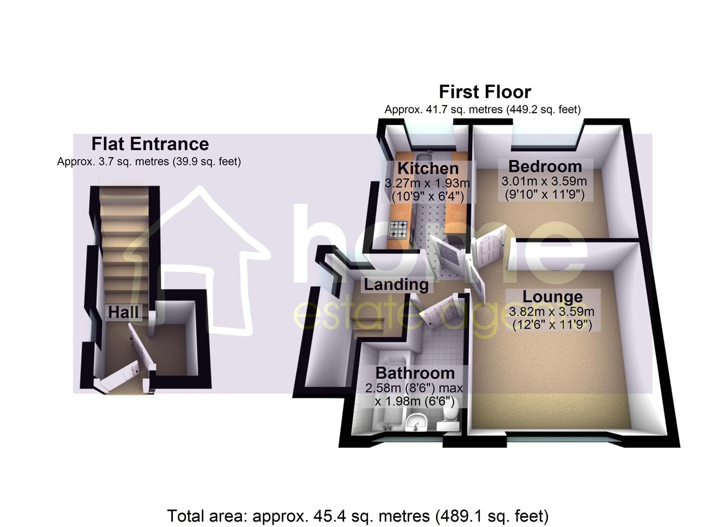9, Gorse Avenue, Mossley floorplan
