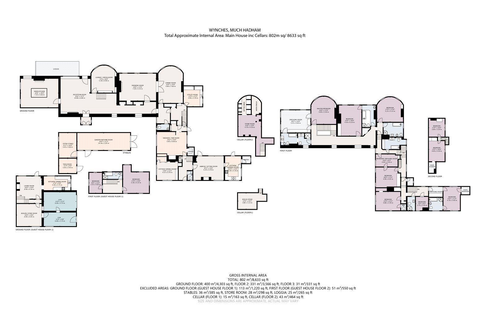 Wynches,, Much Hadham, Hertfordshire floorplan