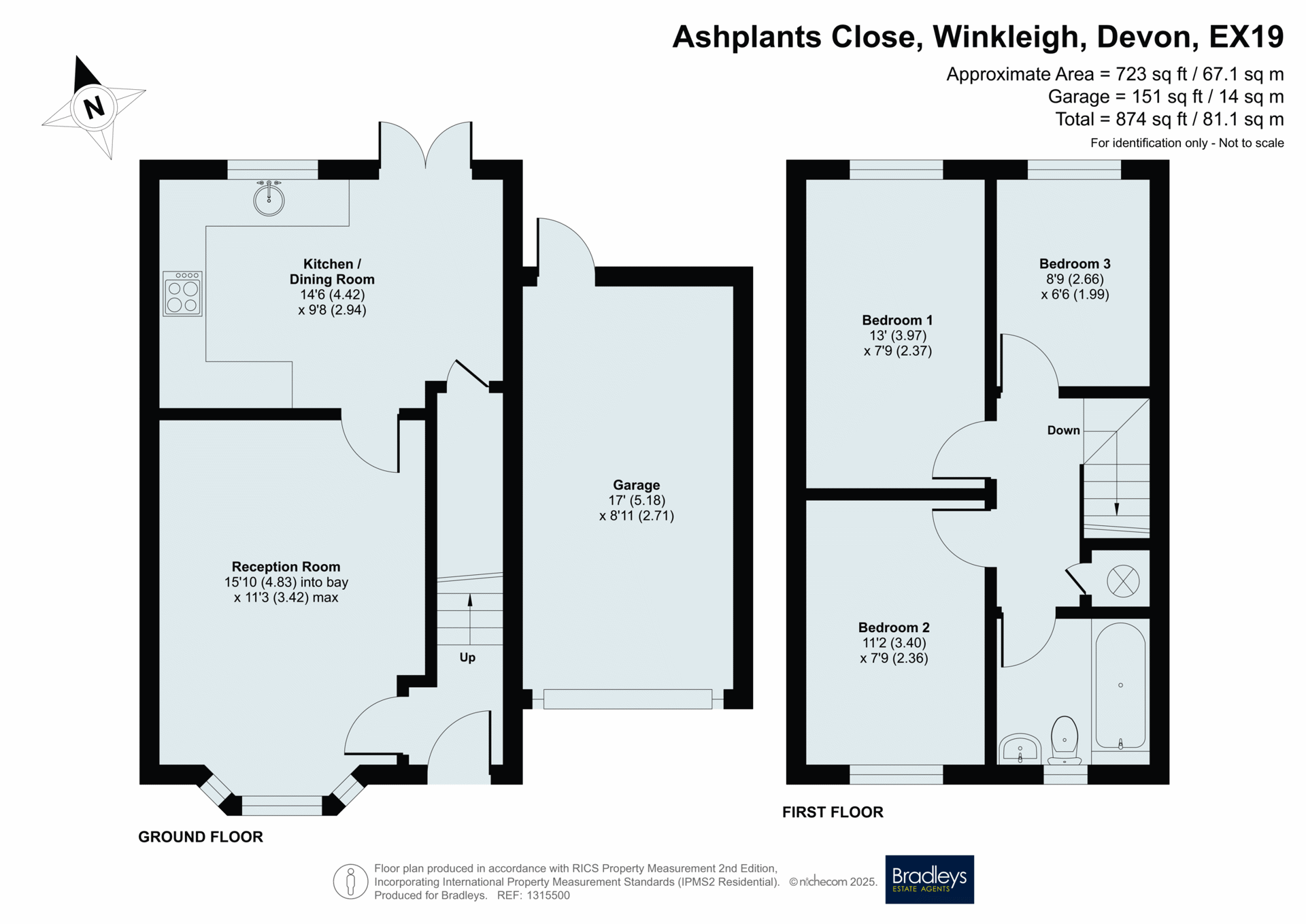 12 Ashplants Close, Winkleigh Devon, Devon floorplan