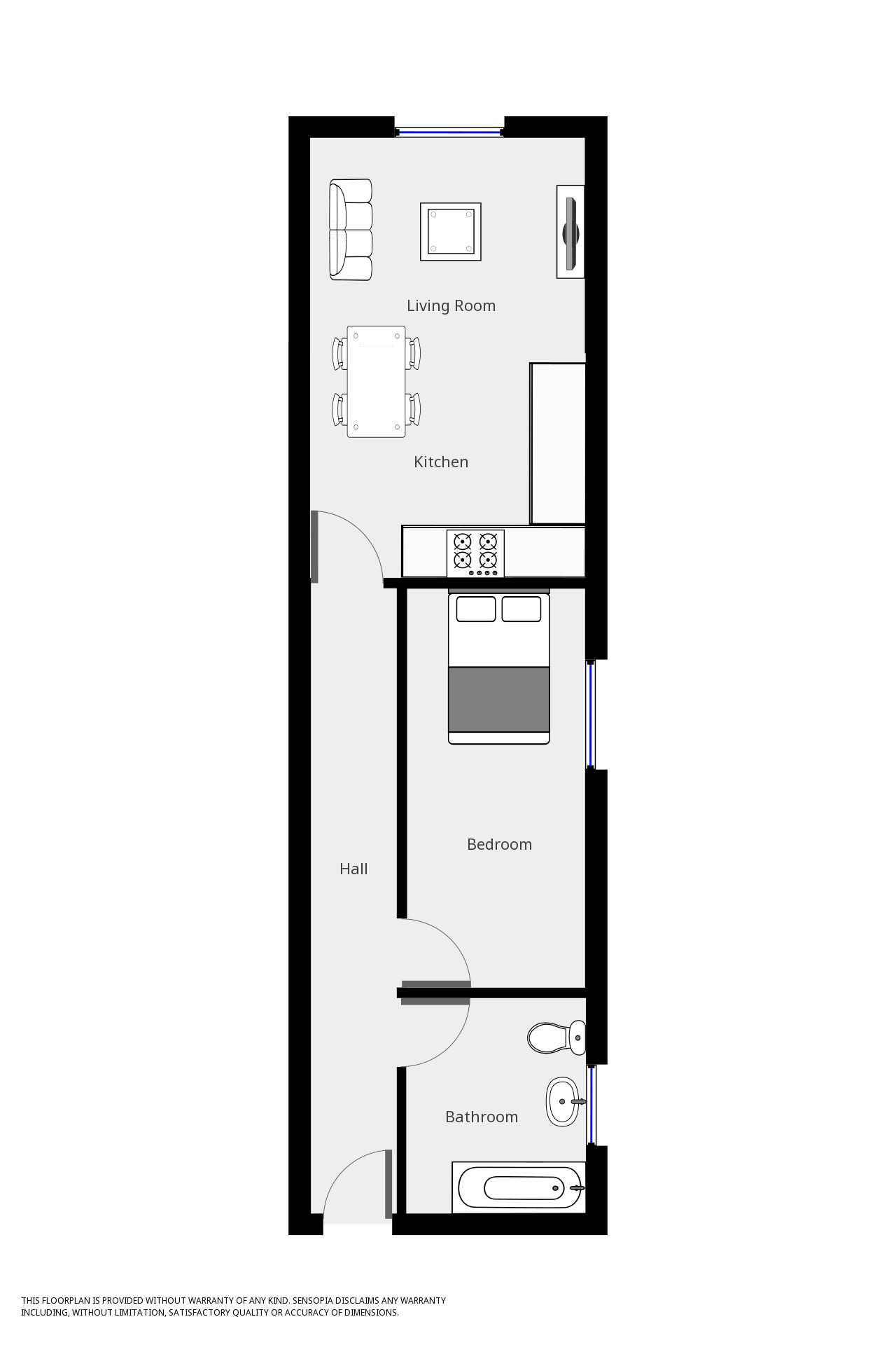 Flat 1, 34, Albany Road(*), Cardiff floorplan