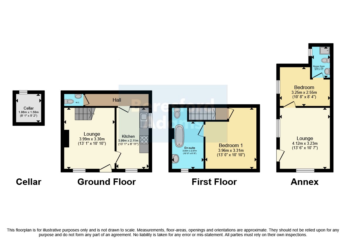 Bryn Cottage, 2, Ty Coch Road, Conwy floorplan