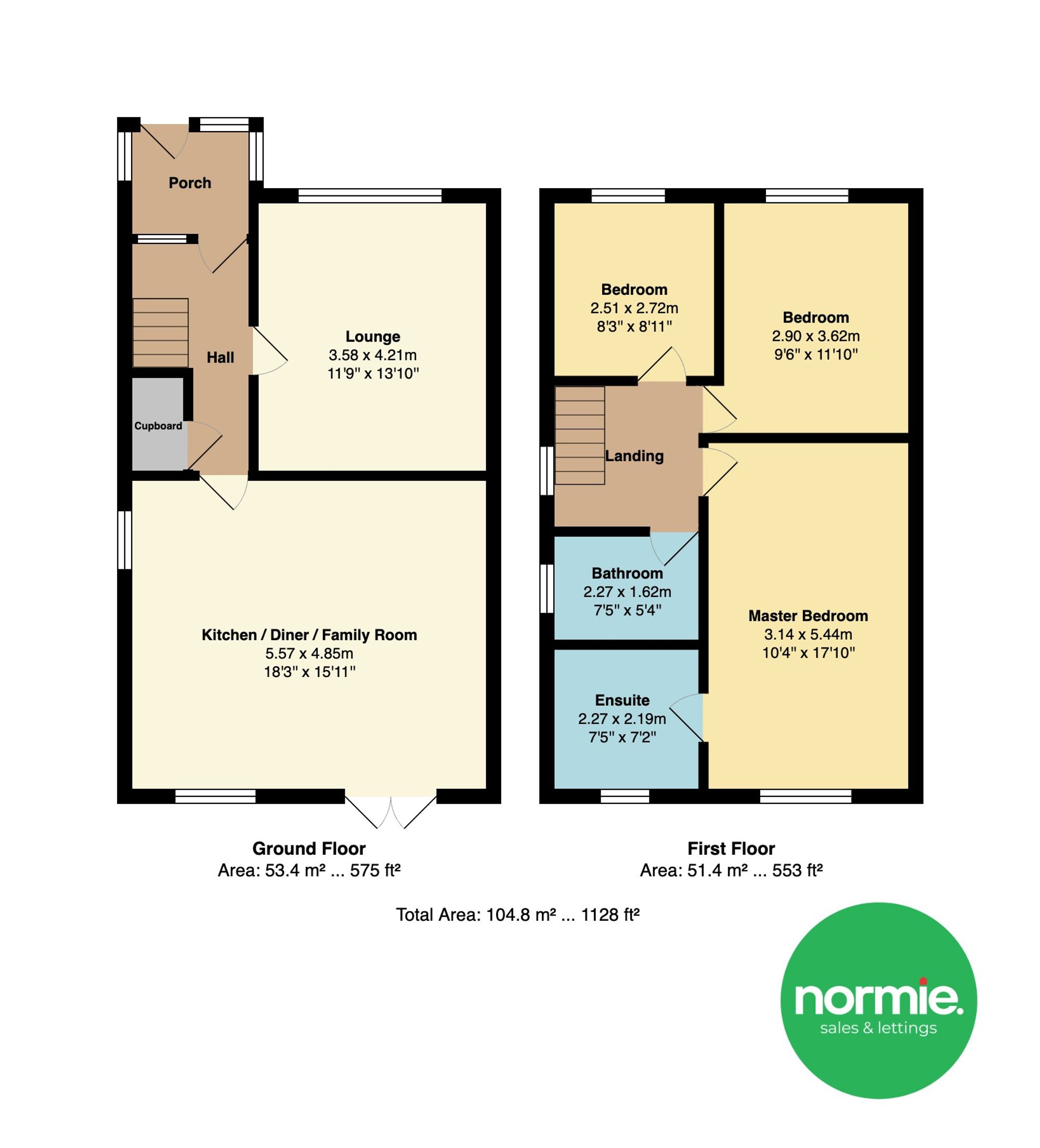 82 Croft Lane, Bury floorplan