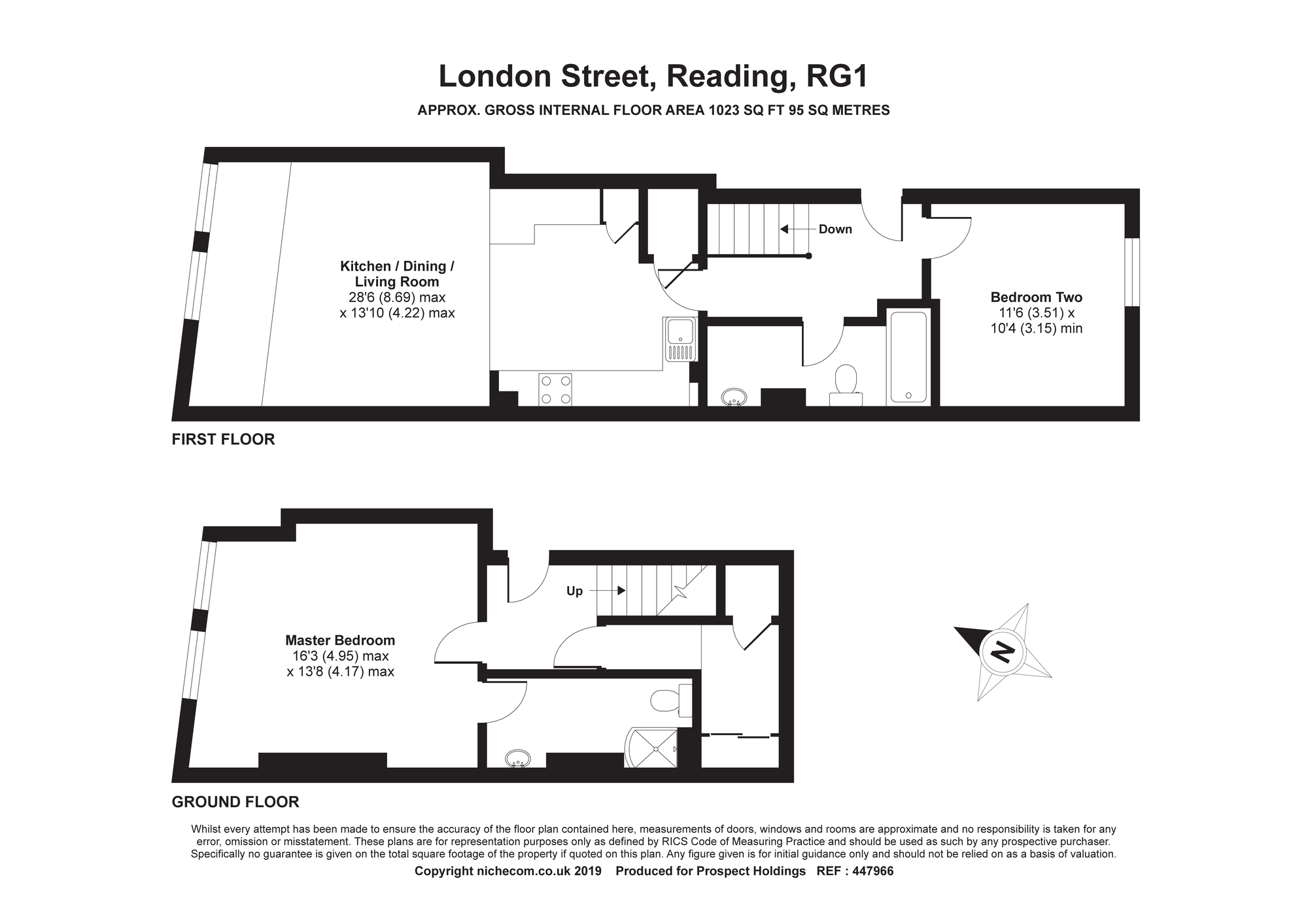 2 Bedrooms Flat for sale in London Street, Reading, Berkshire RG1