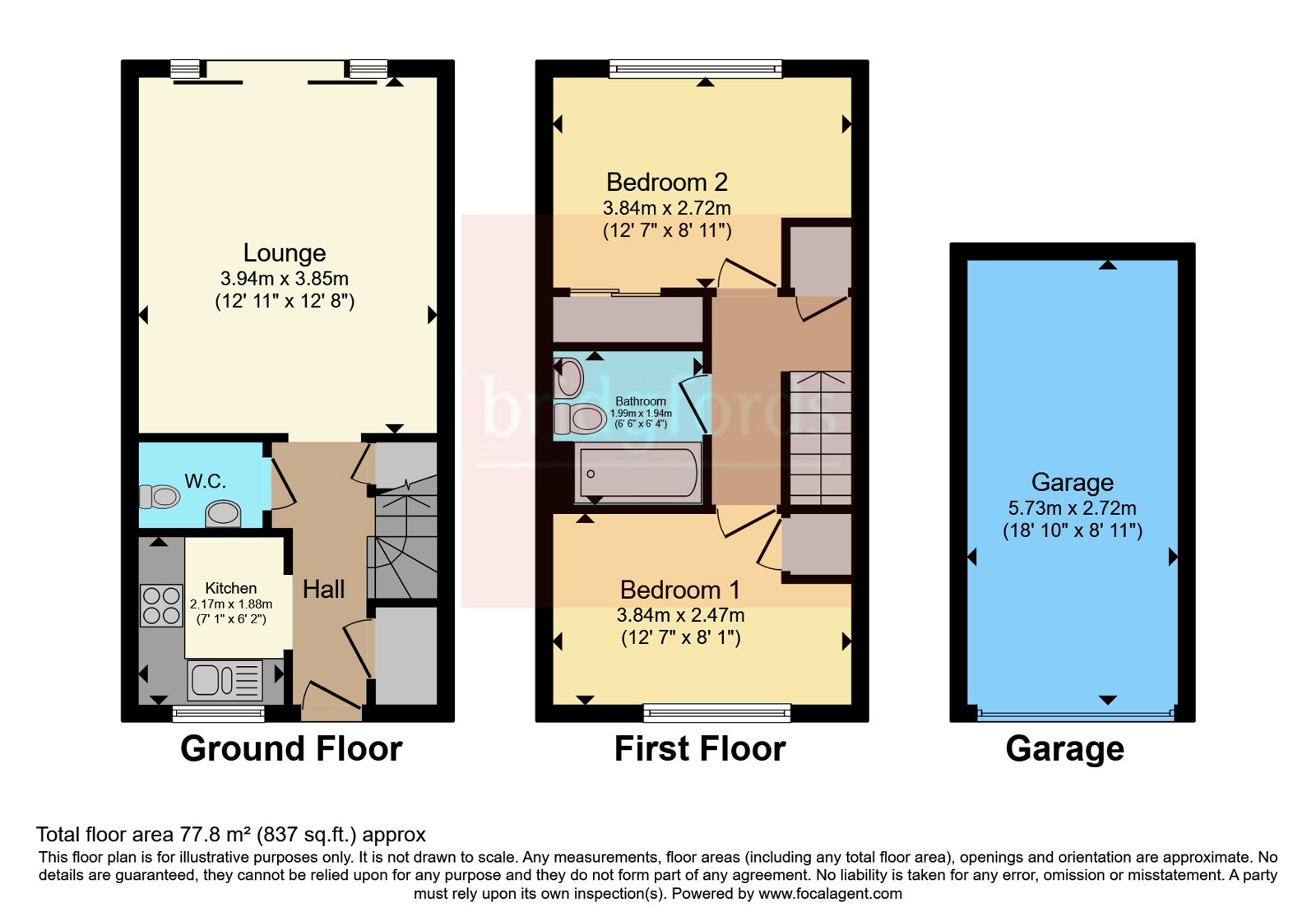 6, Wiltshire Grove, Chorley floorplan