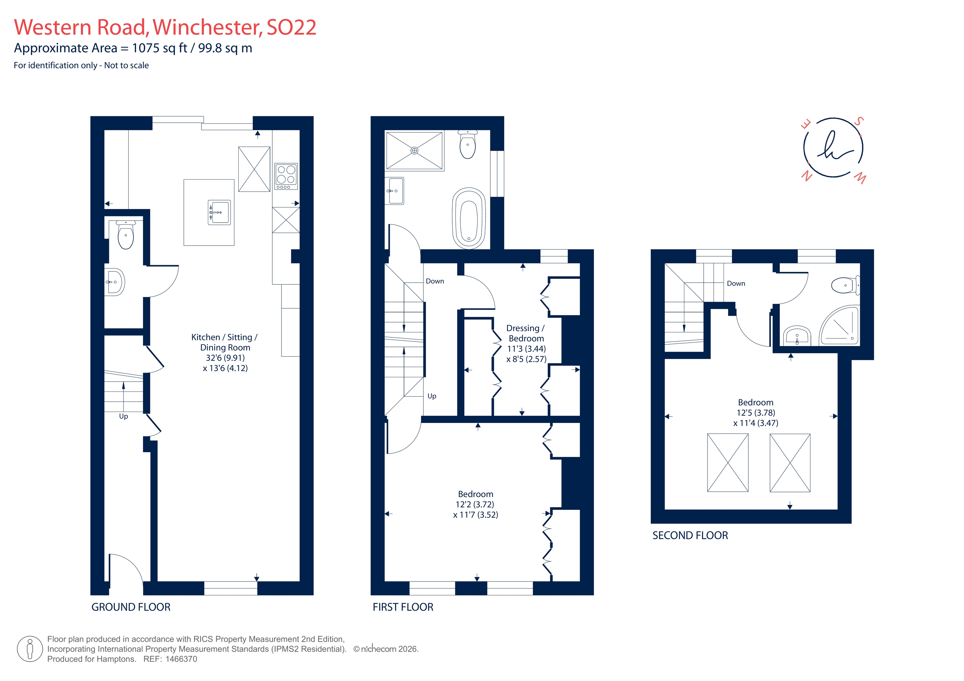 28, Western Road, Winchester floorplan
