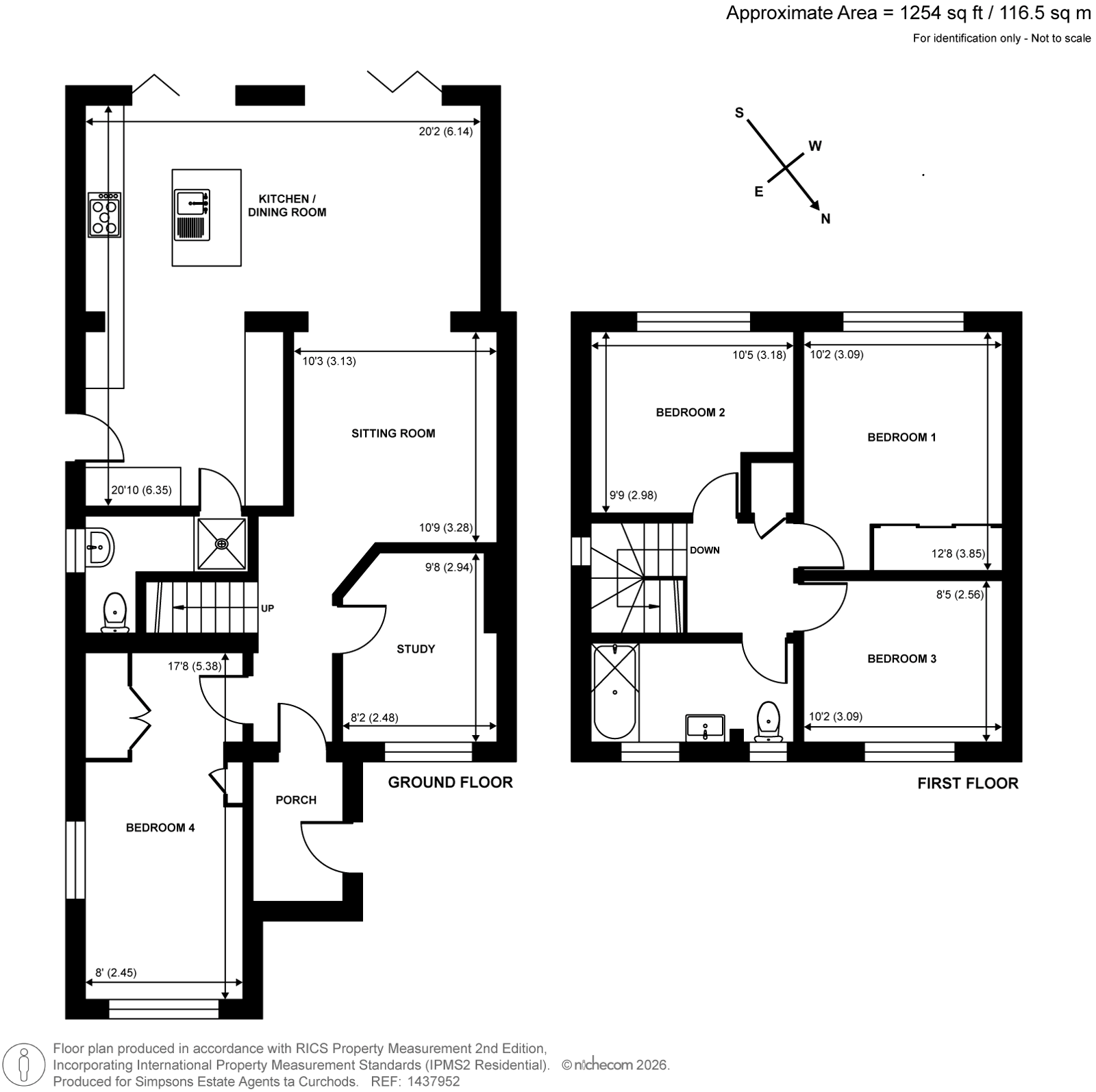 14, Matthew Arnold Close, Cobham floorplan