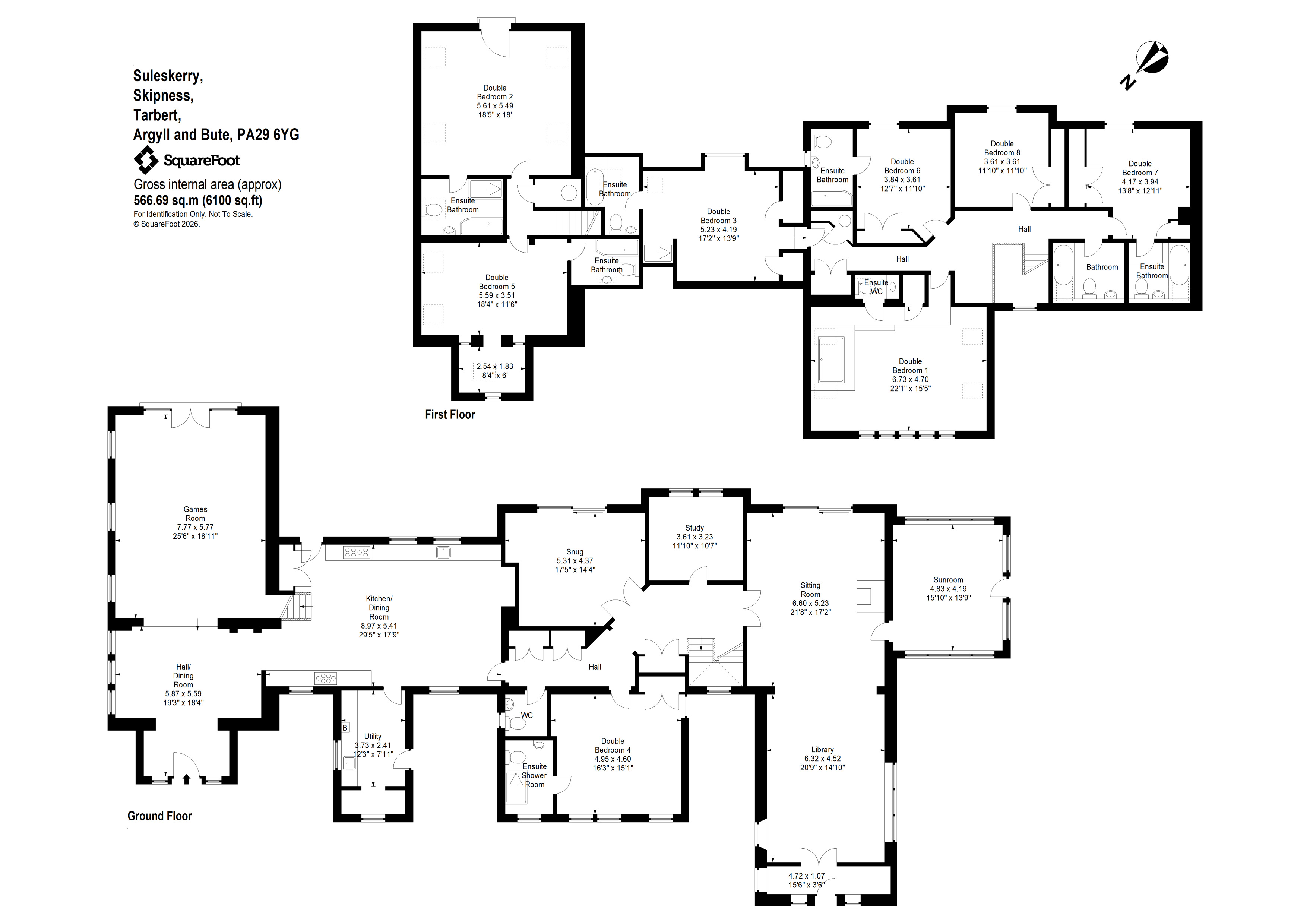 Suleskerry, Tarbert floorplan