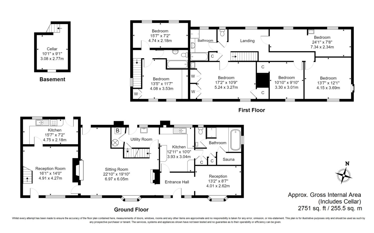 6 Bedrooms Detached house for sale in Maidstone Road, Horsmonden, Tonbridge, Kent TN12