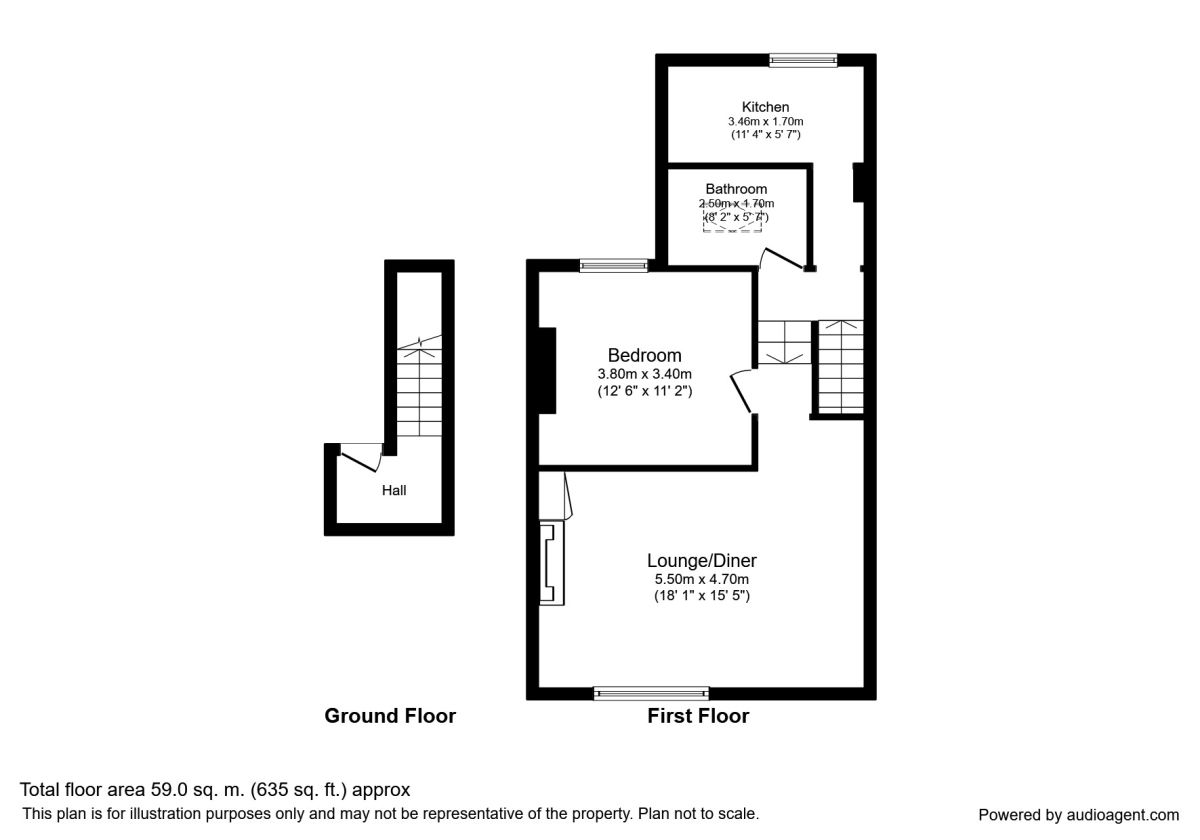 1 Bedrooms Flat to rent in Meadow Hill Road, Tunbridge Wells TN1