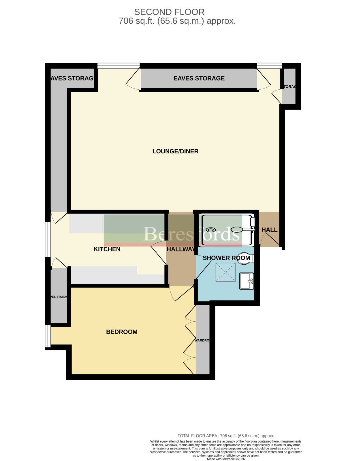 Flat 7, Lees Manor Court, 51, Upminster Road, Hornchurch floorplan