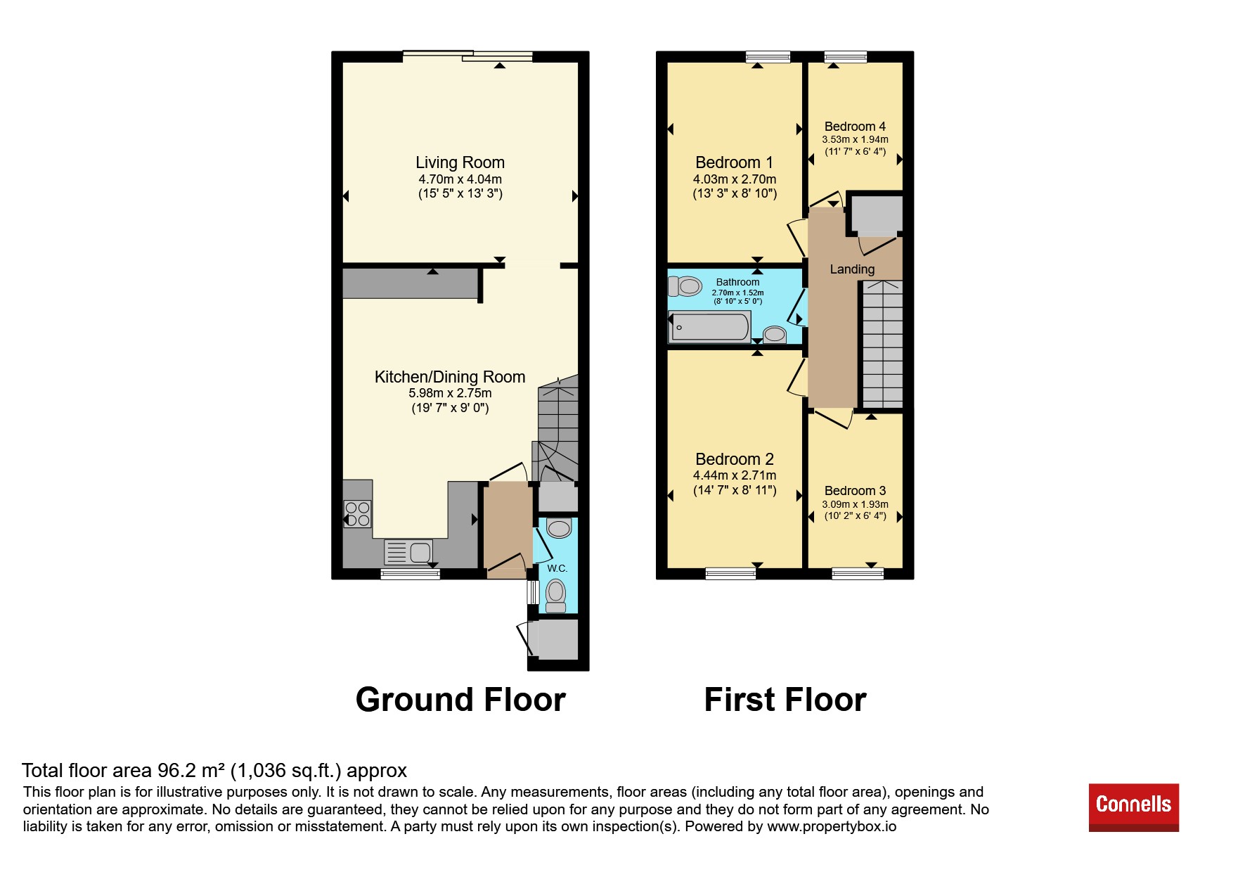 199, Canterbury Way, Stevenage floorplan